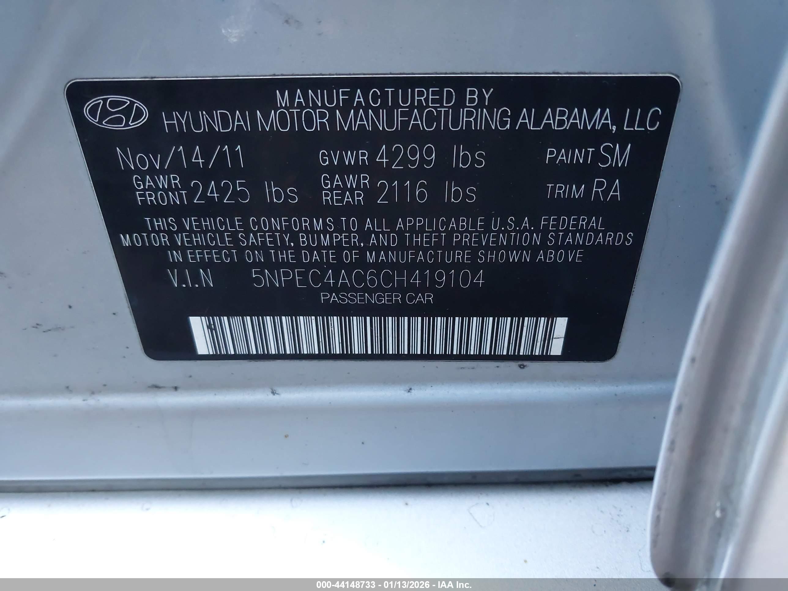 HYUNDAI SONATA image 9