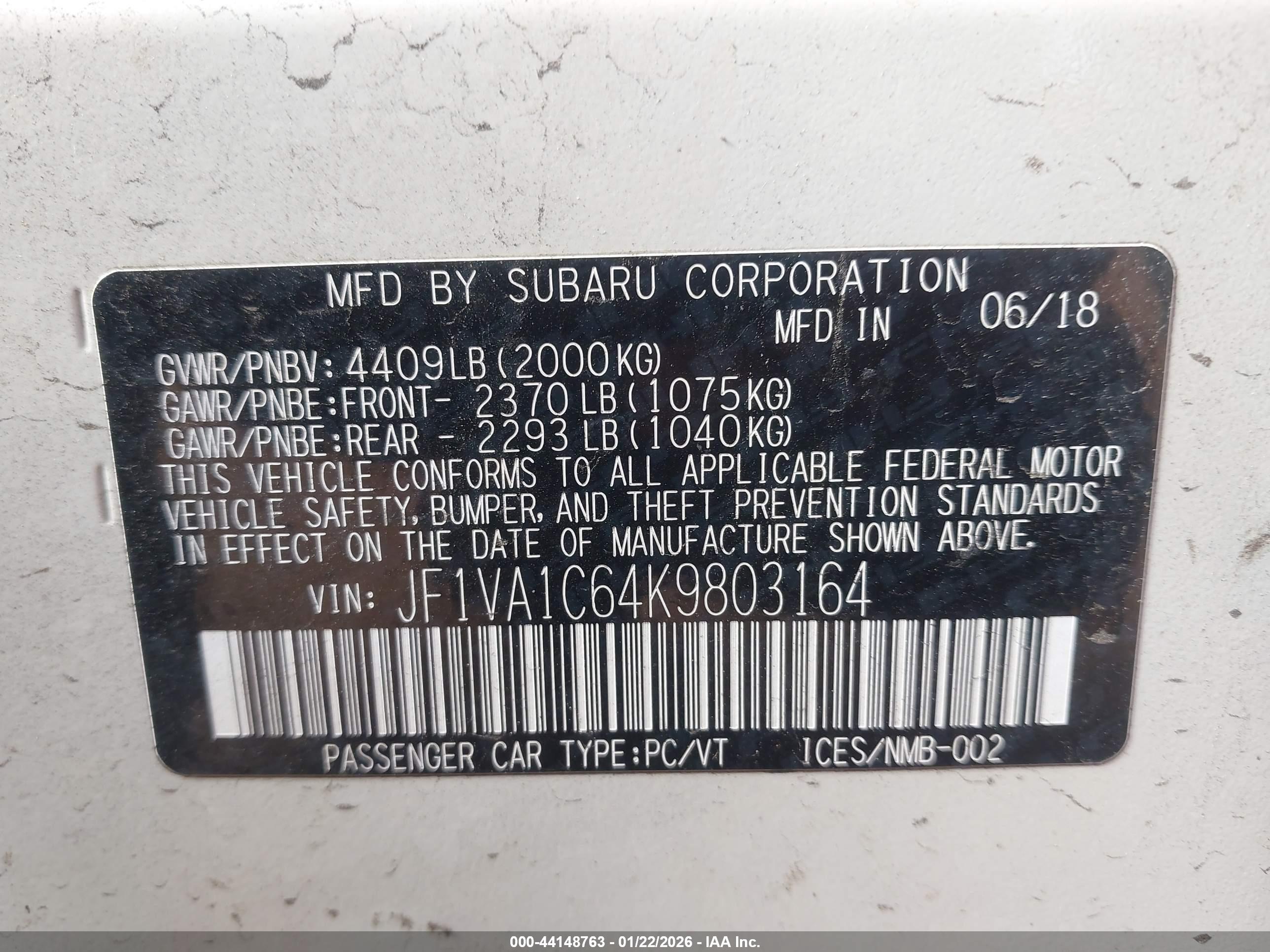SUBARU WRX image 9