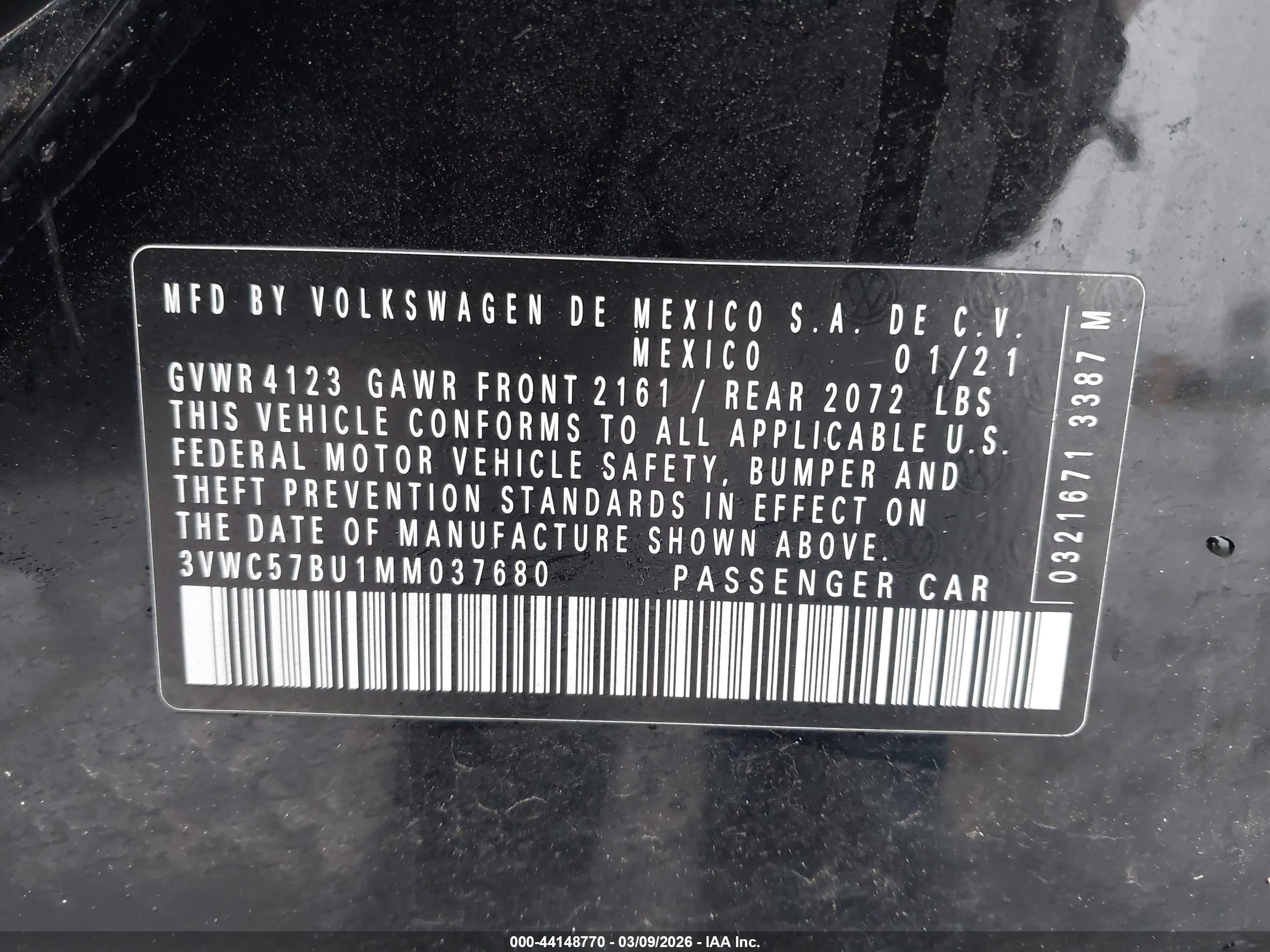 VOLKSWAGEN JETTA image 9
