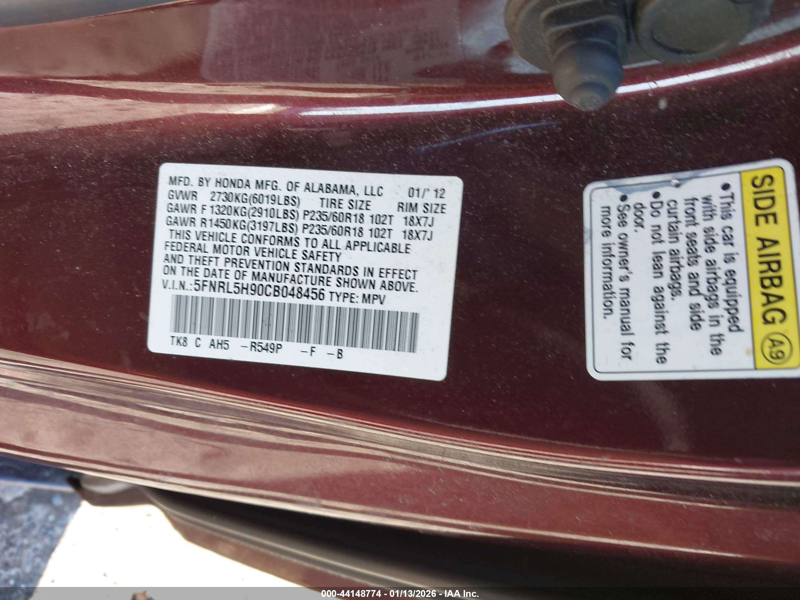 HONDA ODYSSEY image 9