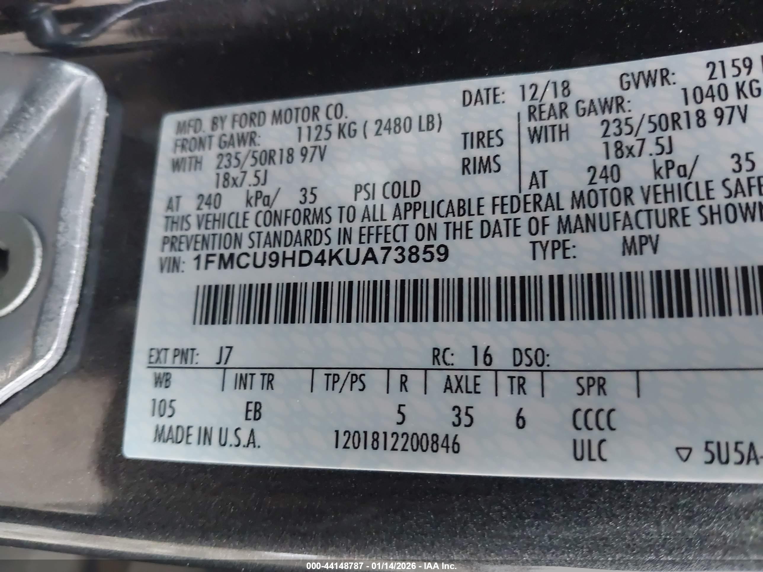 FORD ESCAPE image 9