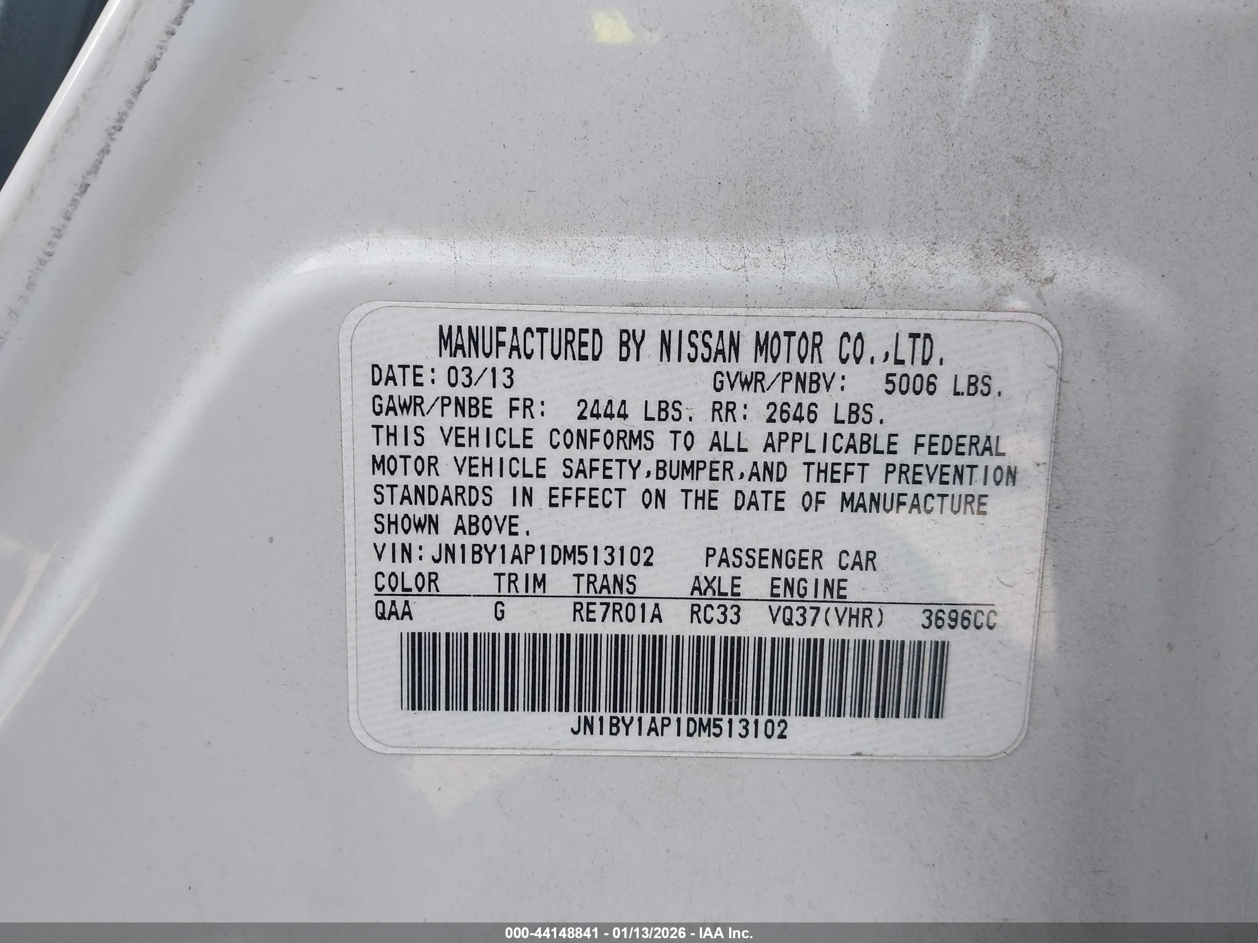 INFINITI M37 image 9