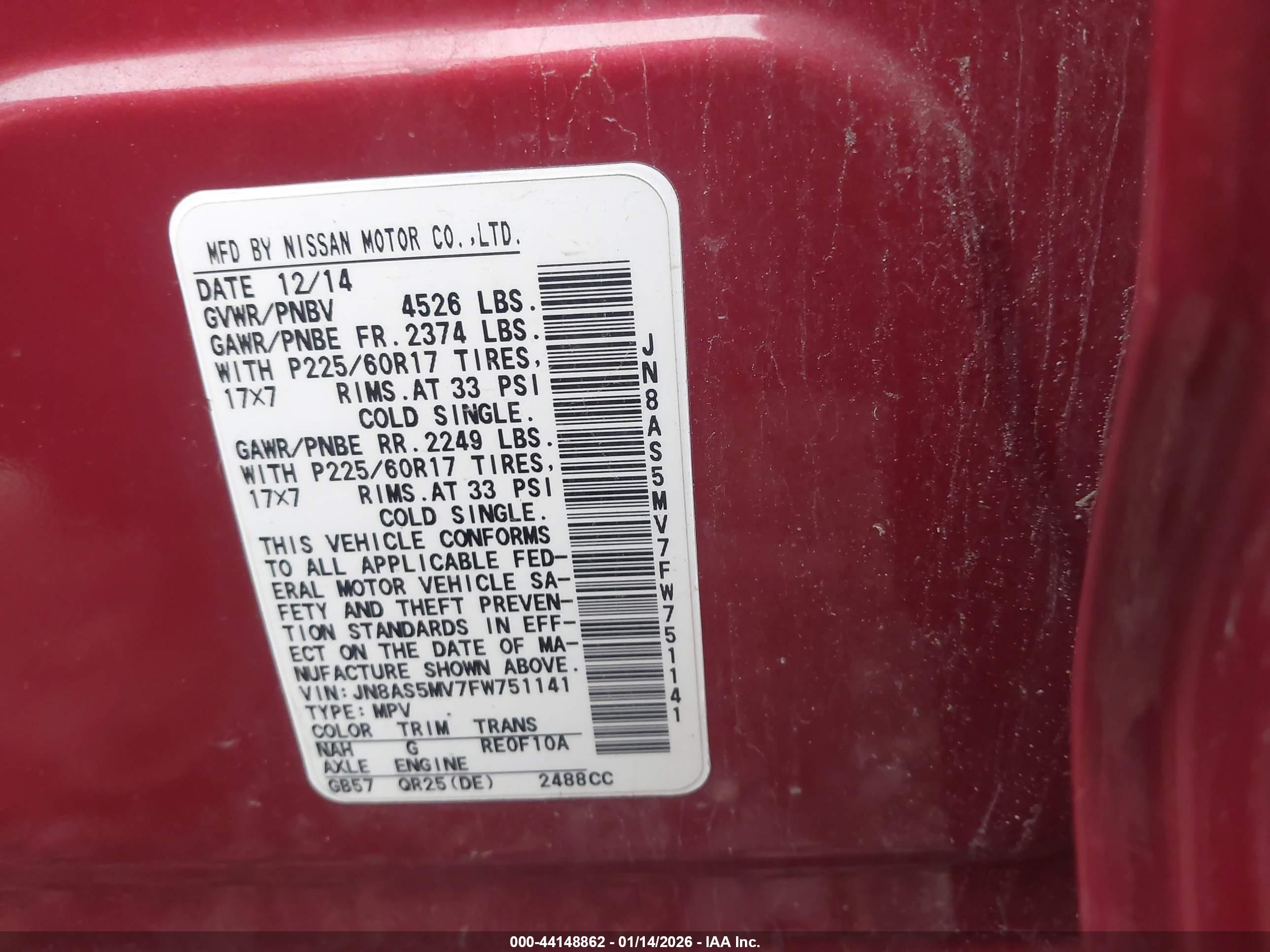 NISSAN ROGUE image 9