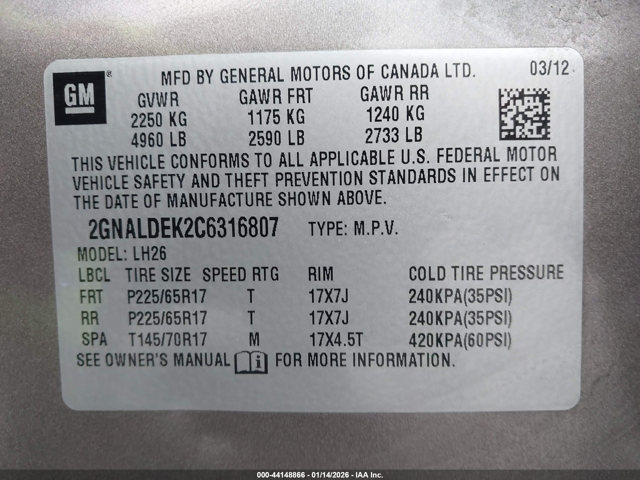 CHEVROLET EQUINOX image 9