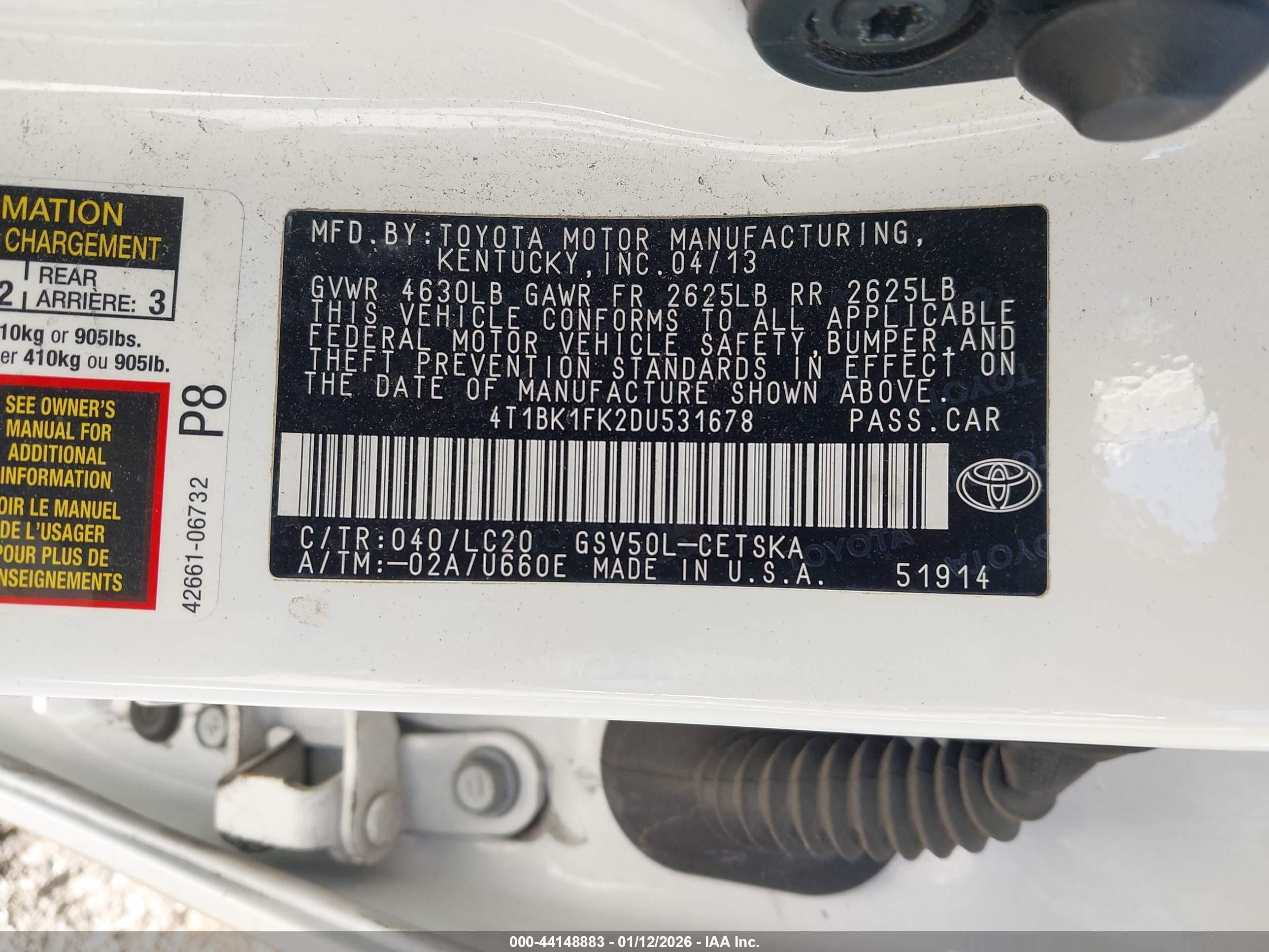 TOYOTA CAMRY image 9