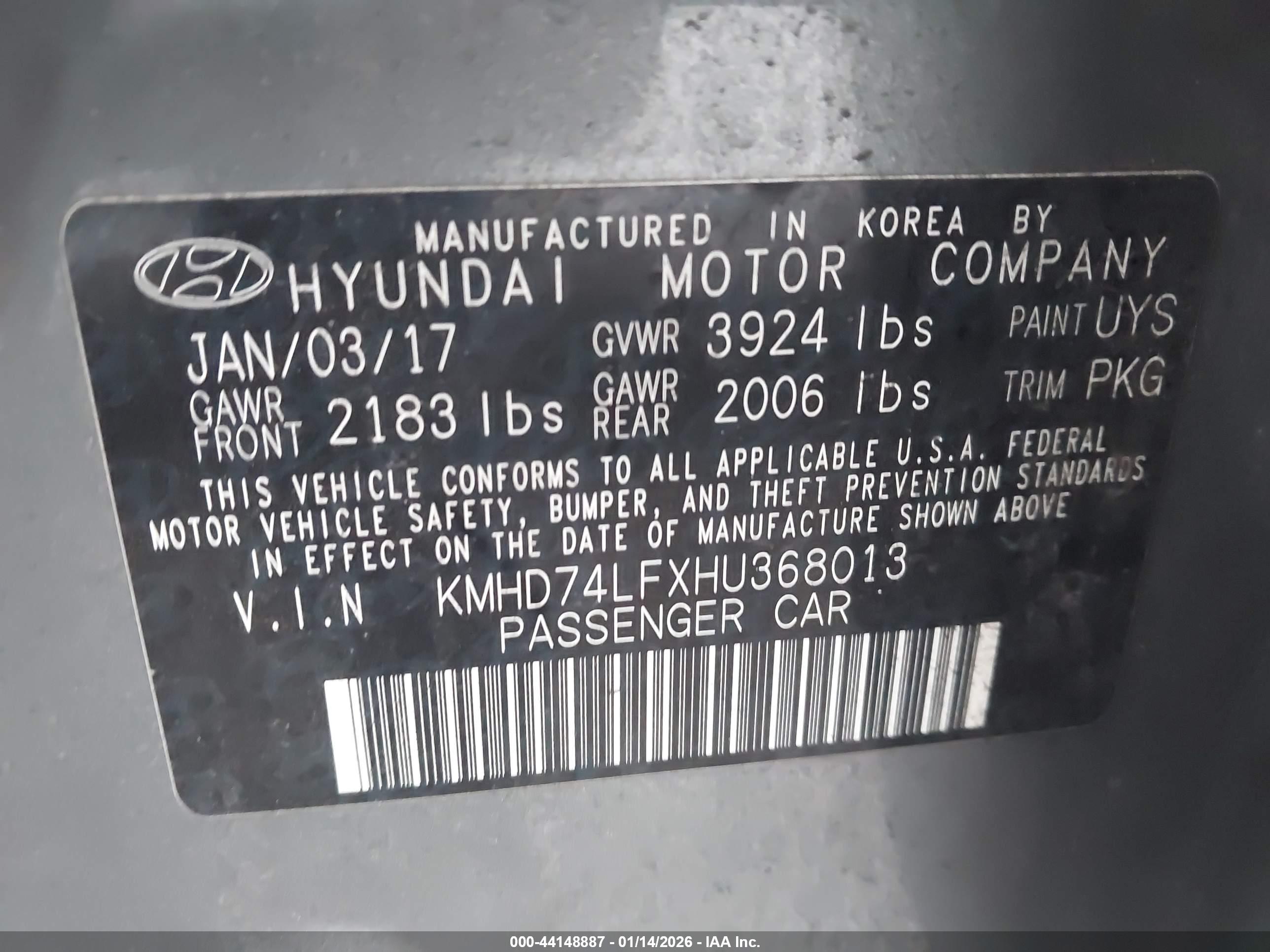 HYUNDAI ELANTRA image 9