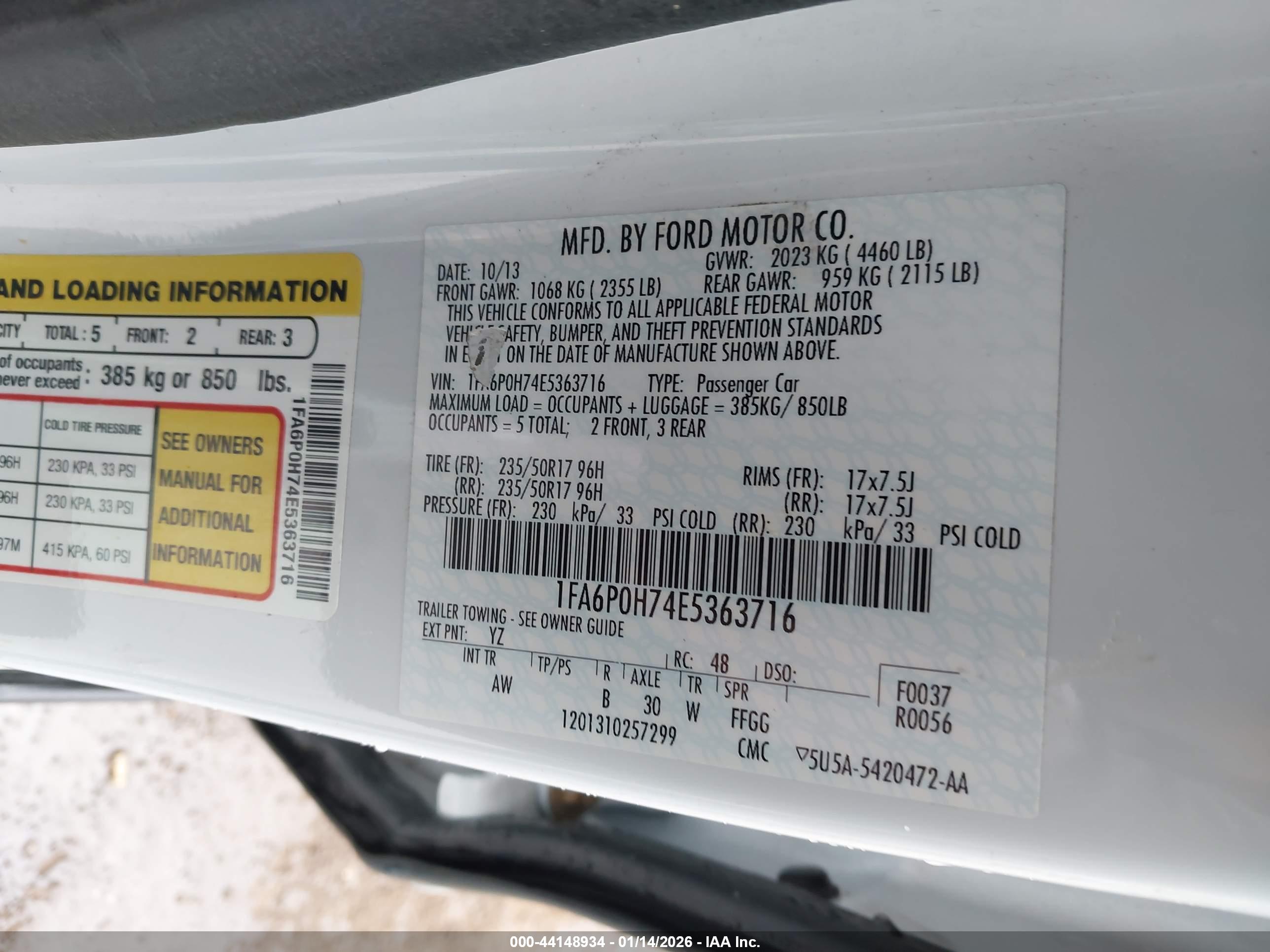 FORD FUSION image 9
