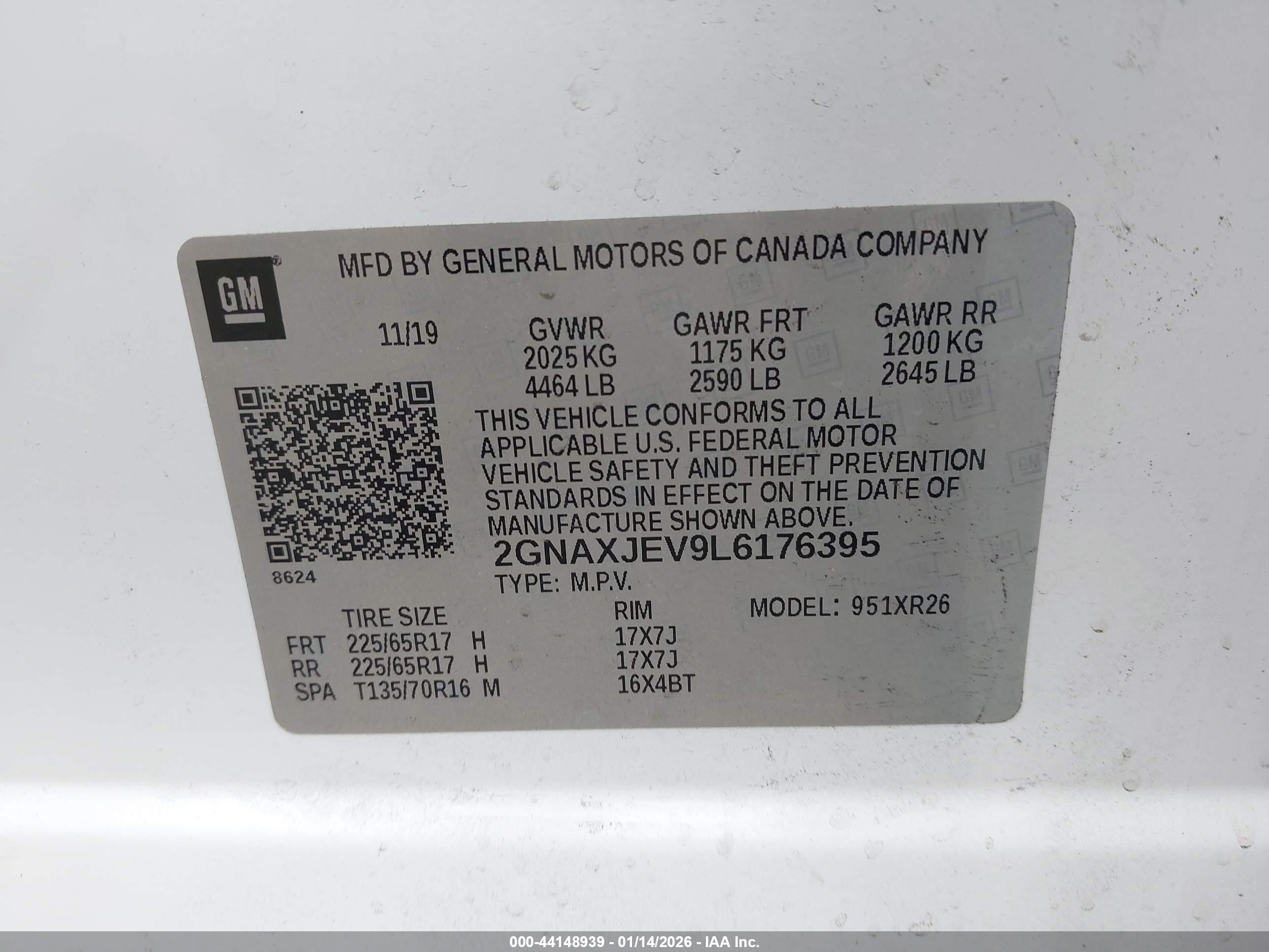 CHEVROLET EQUINOX image 9
