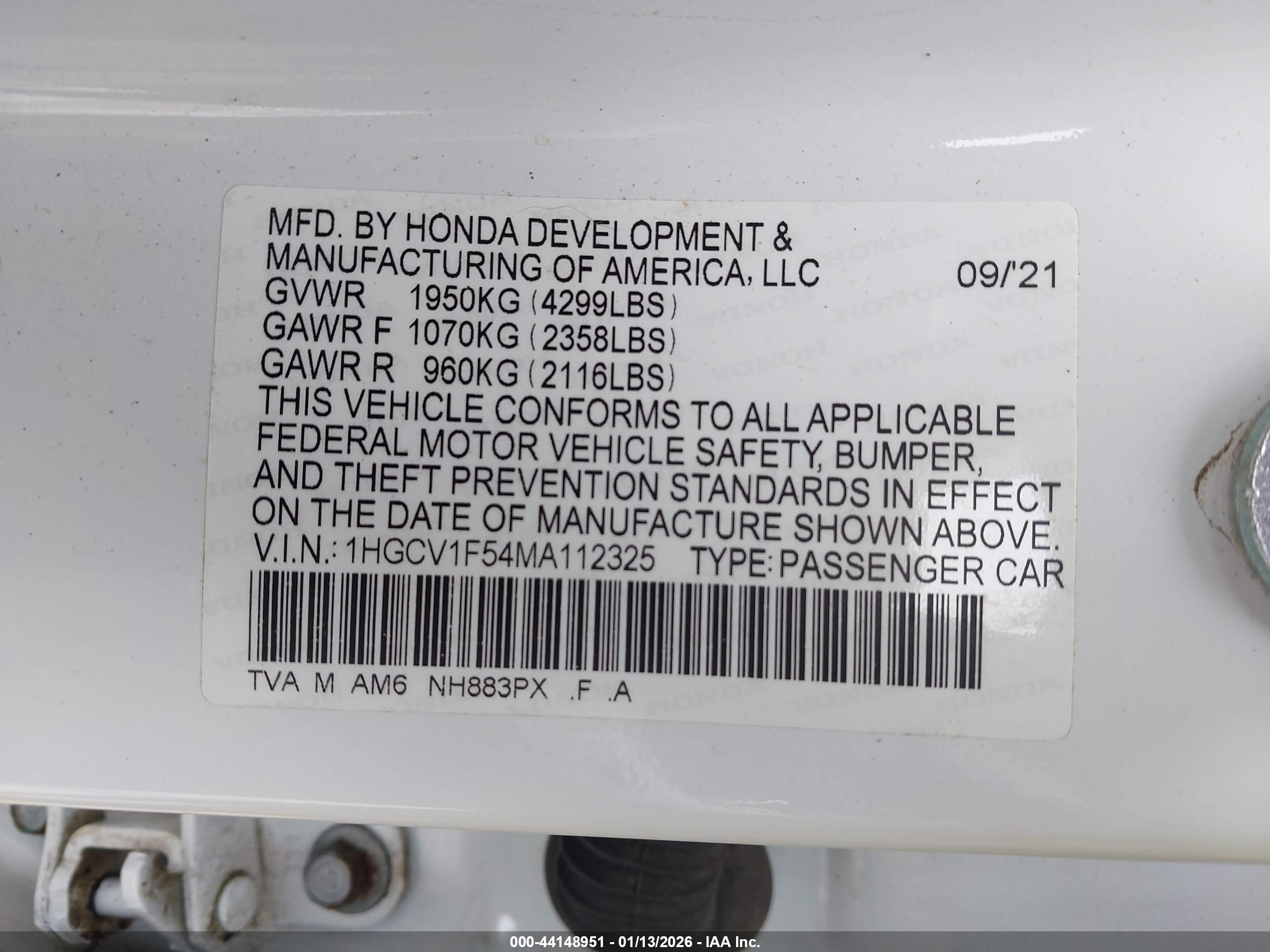 HONDA ACCORD image 9