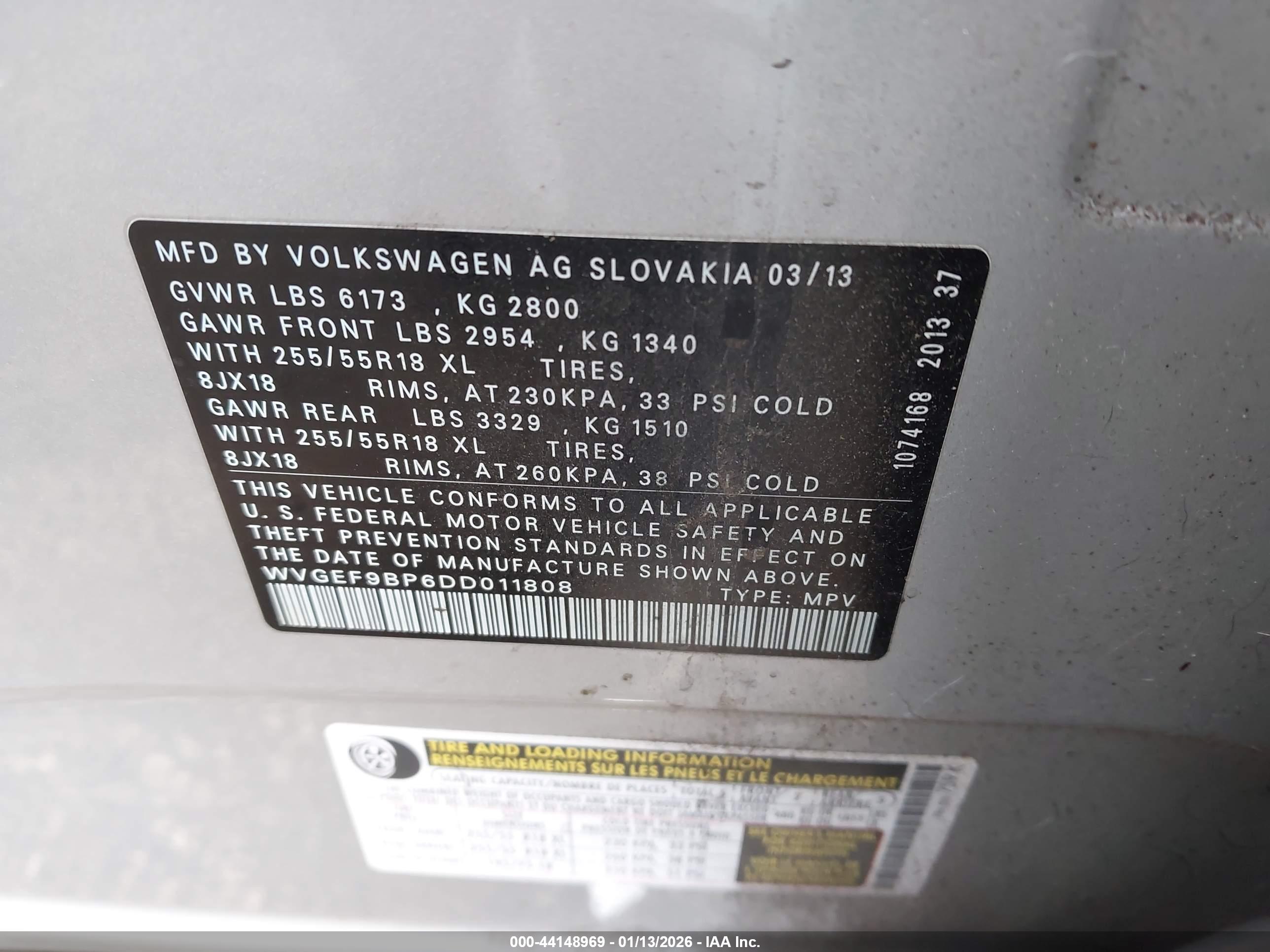 VOLKSWAGEN TOUAREG image 9