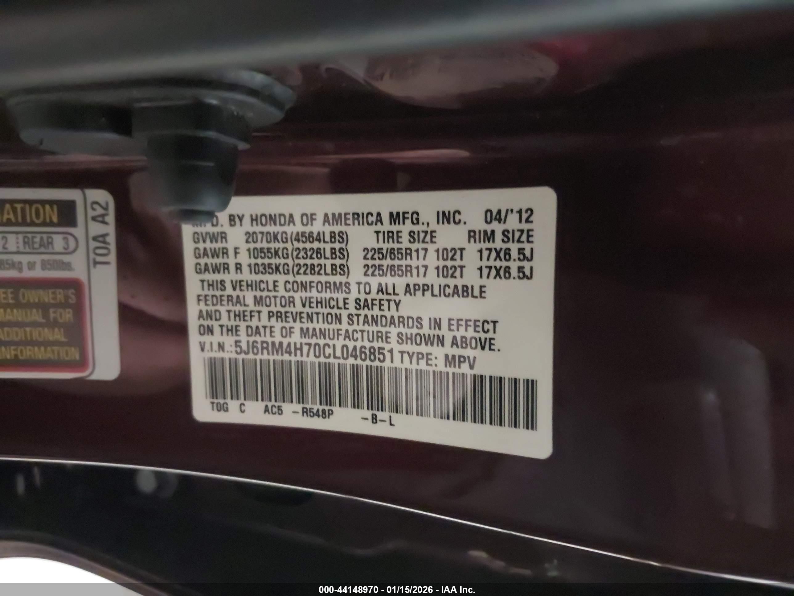 HONDA CR-V image 9