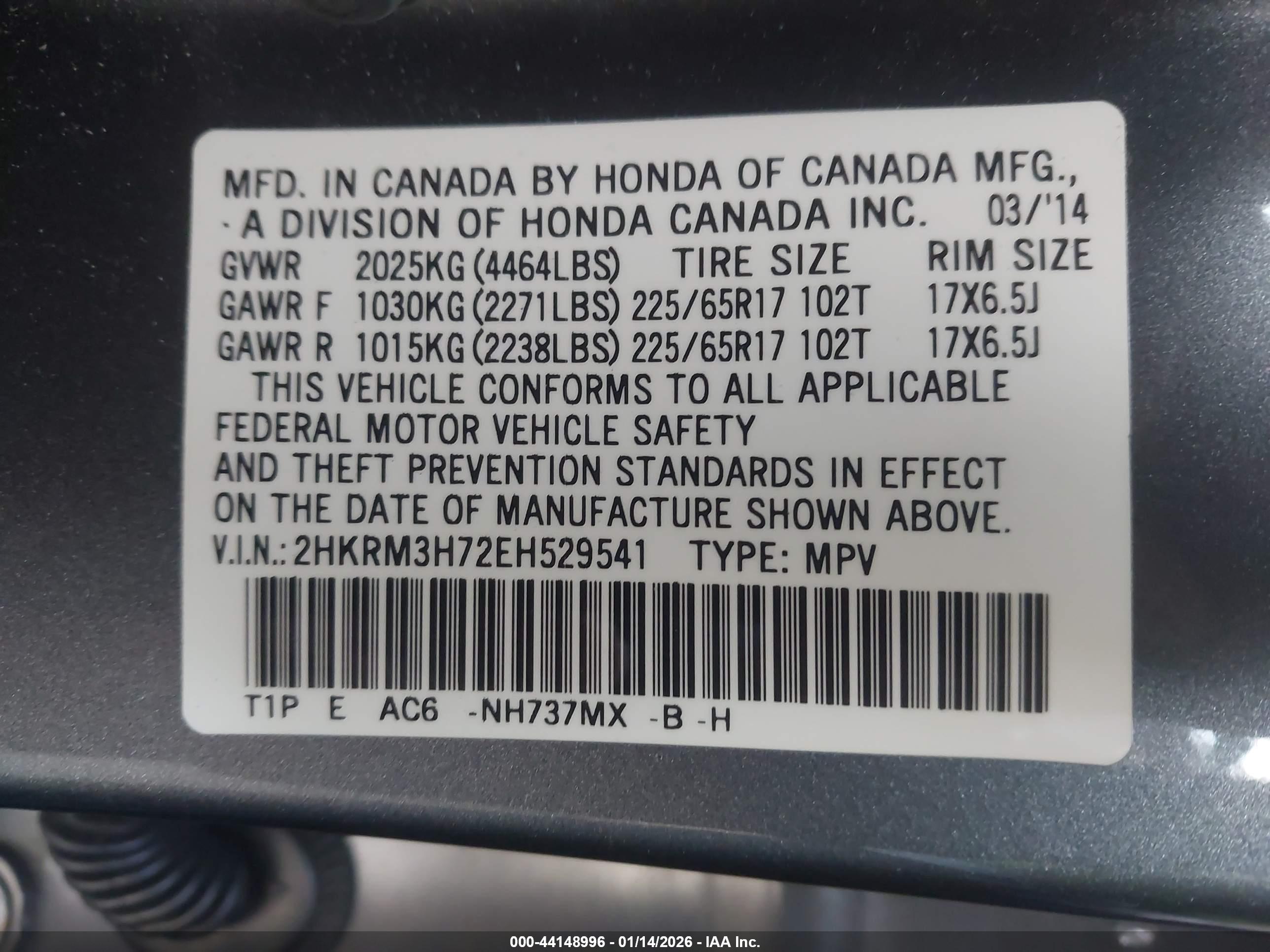 HONDA CR-V image 9