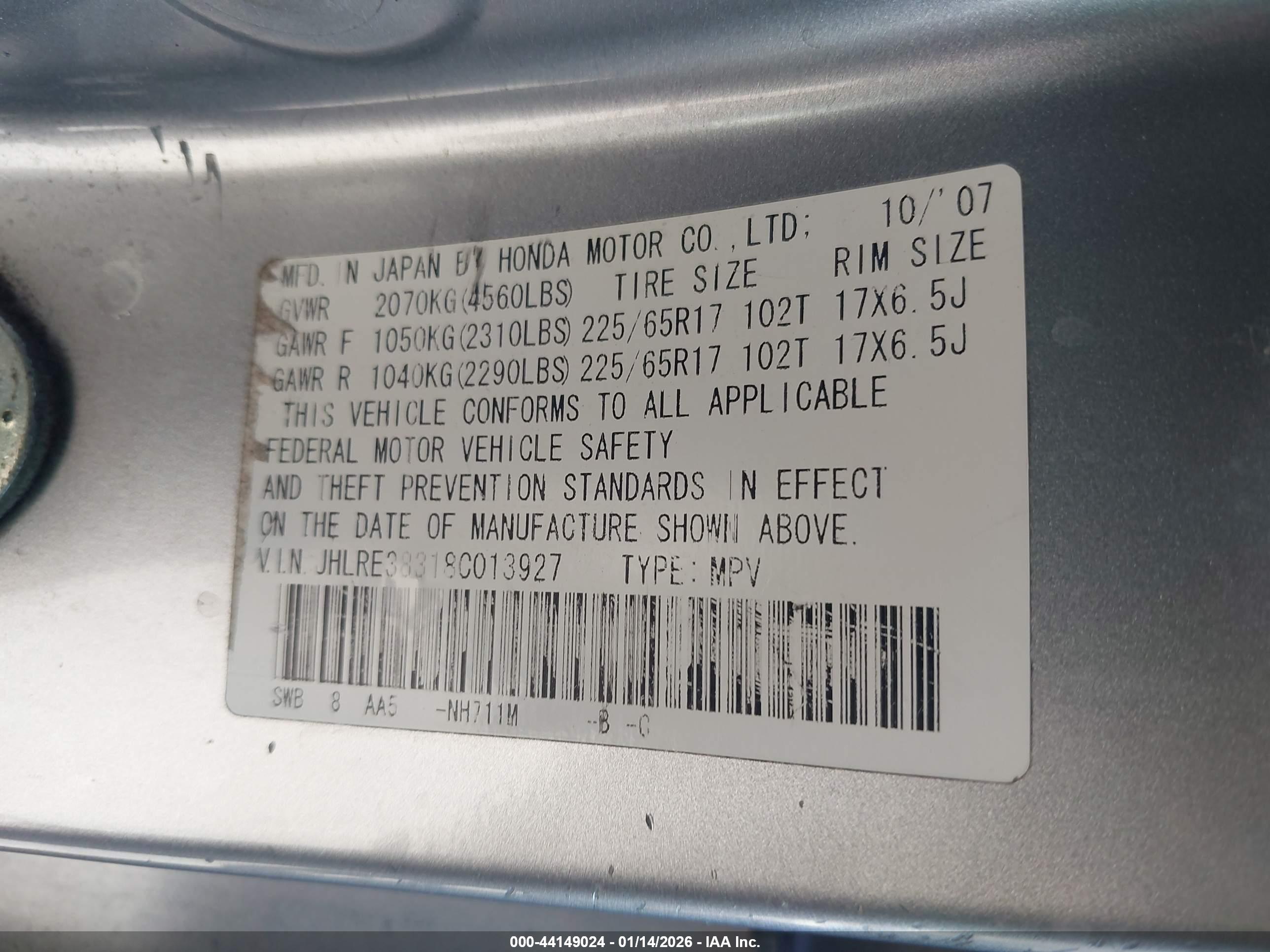 HONDA CR-V image 9