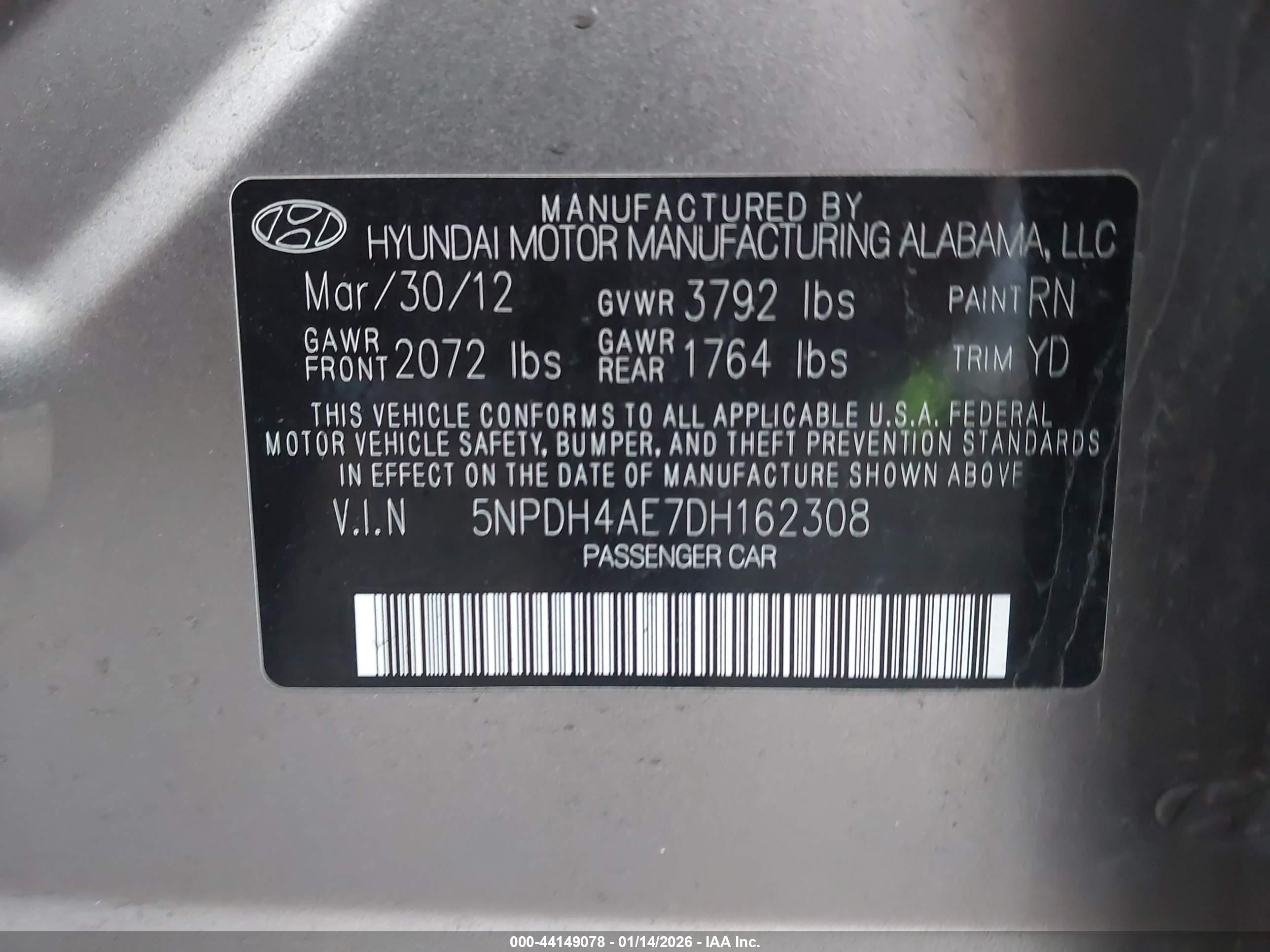 HYUNDAI ELANTRA image 9