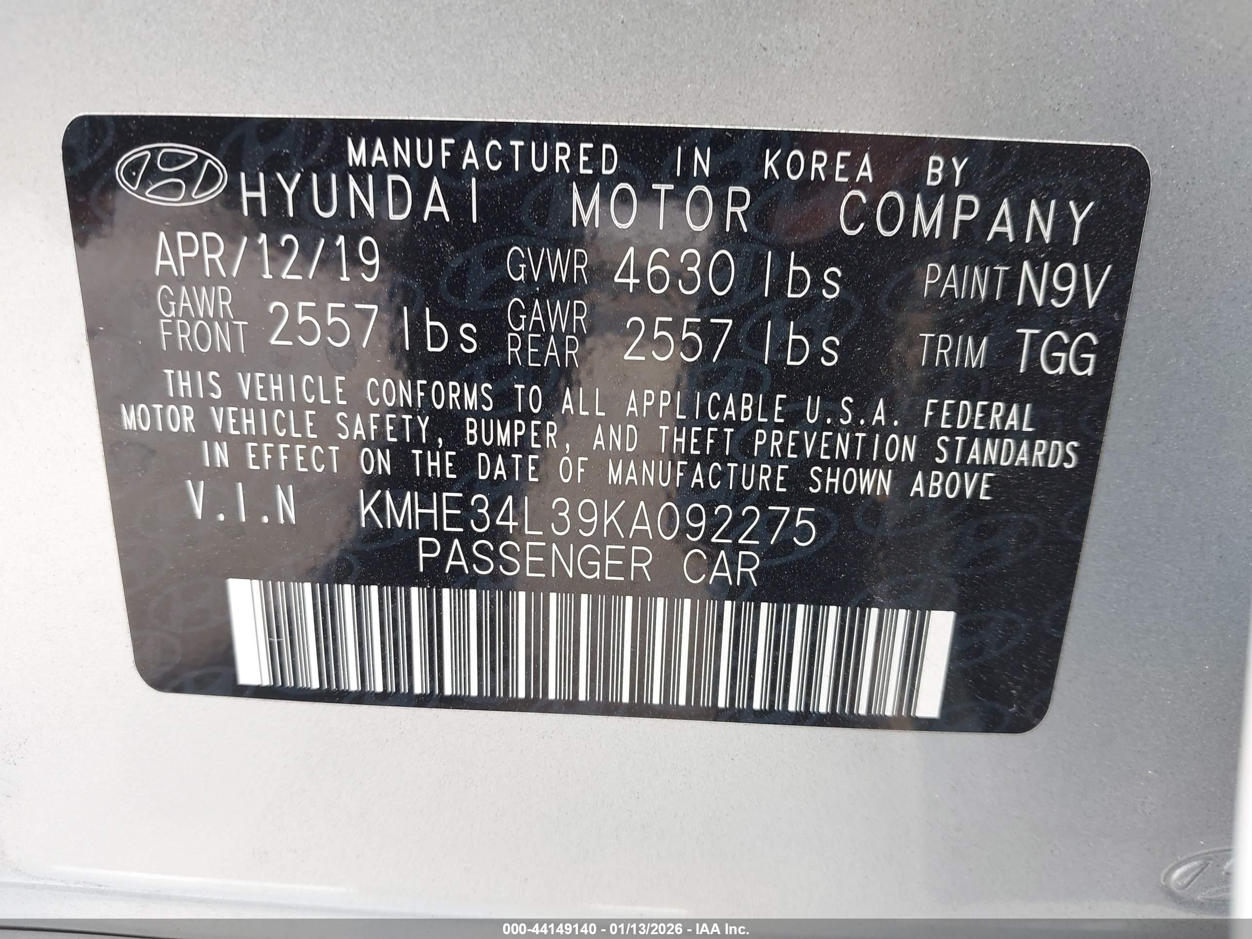 HYUNDAI SONATA image 9