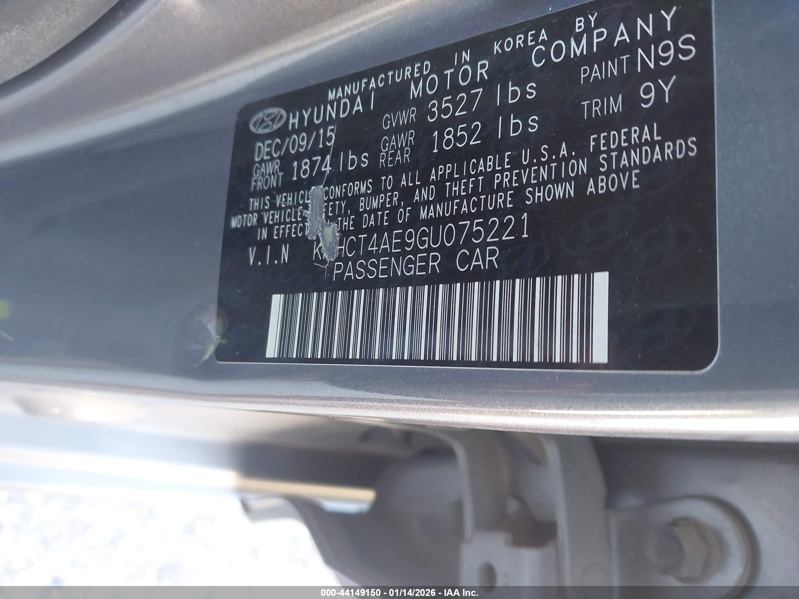 HYUNDAI ACCENT image 9