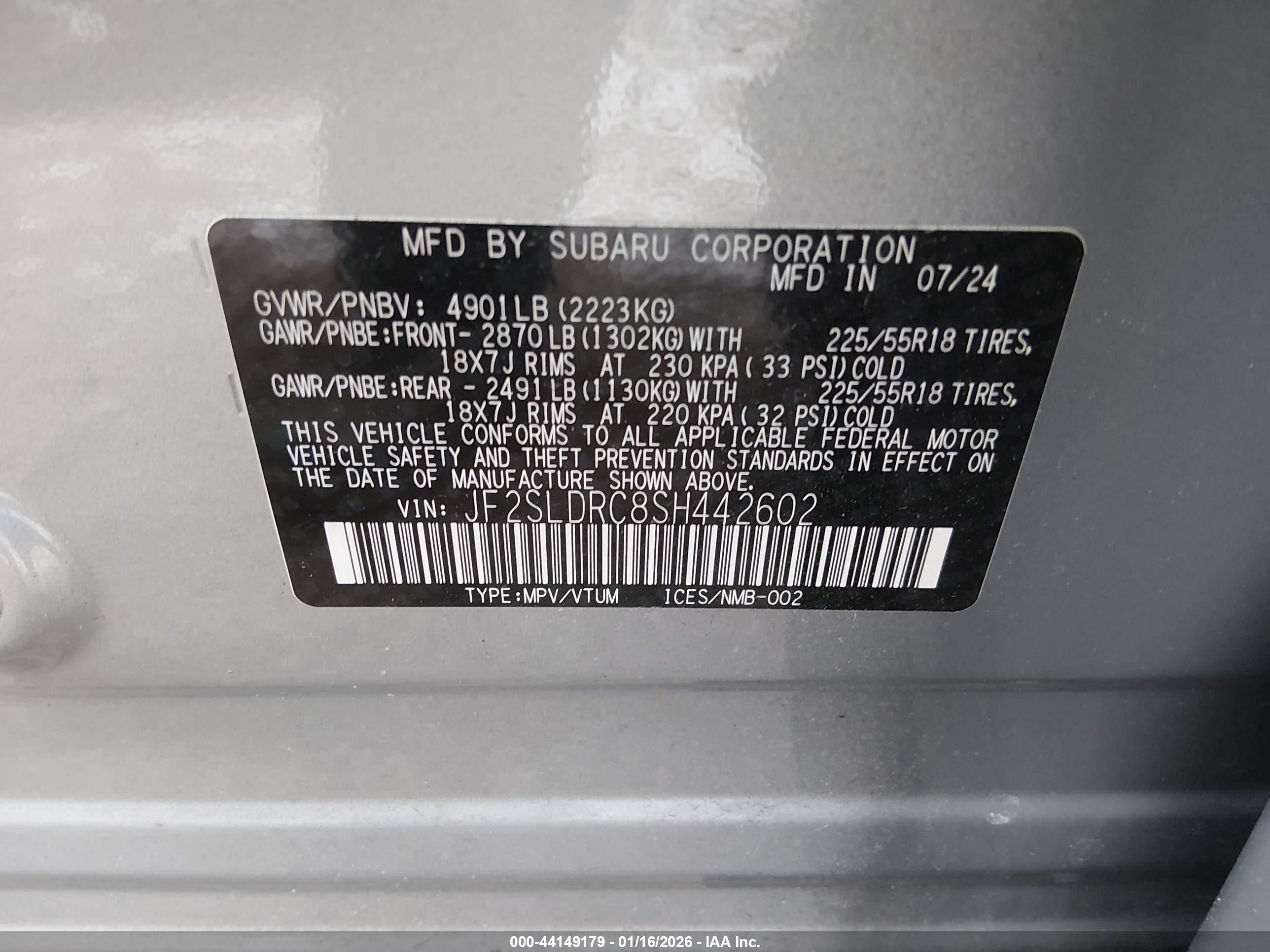 SUBARU FORESTER image 9