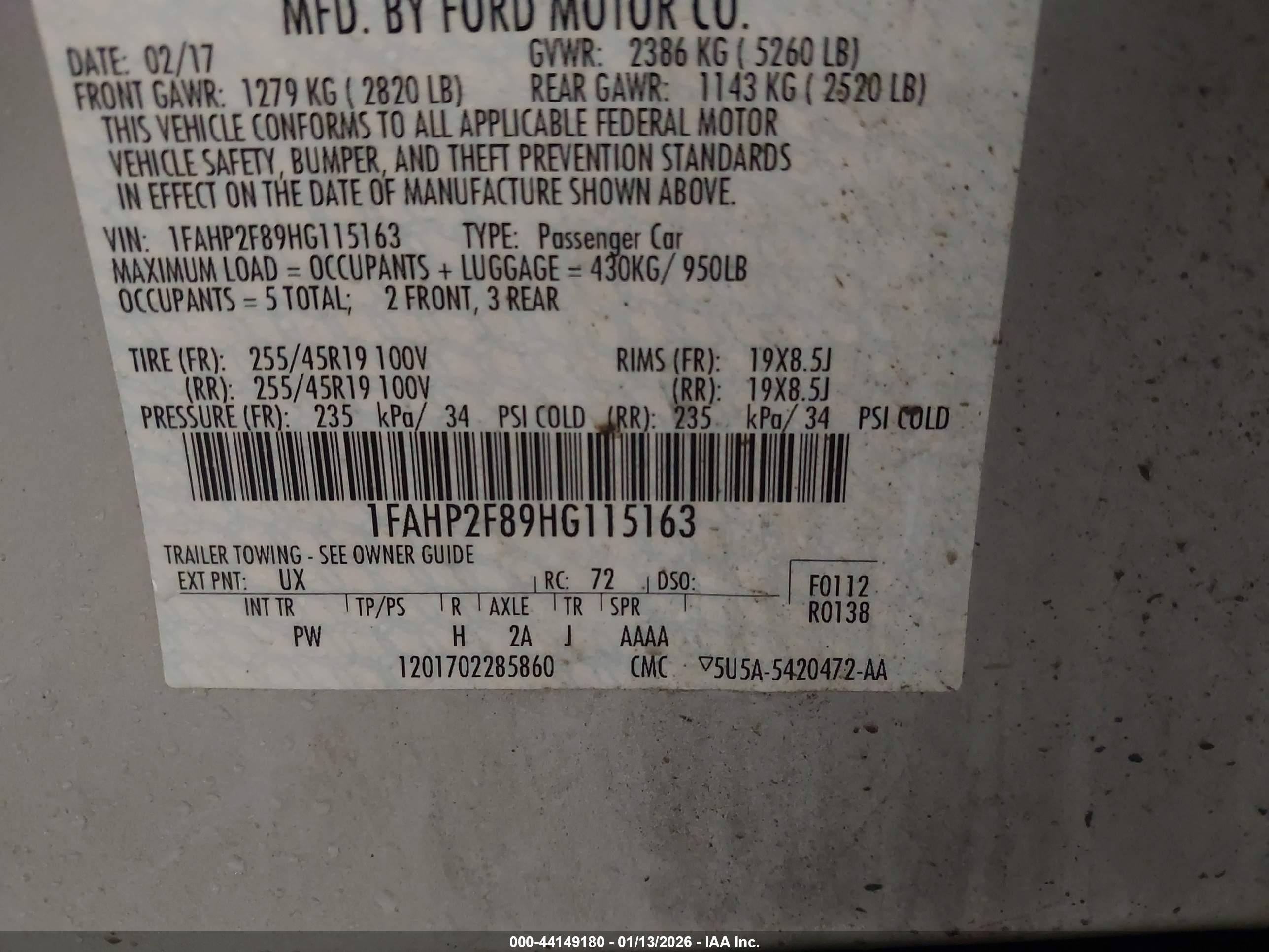 FORD TAURUS image 9