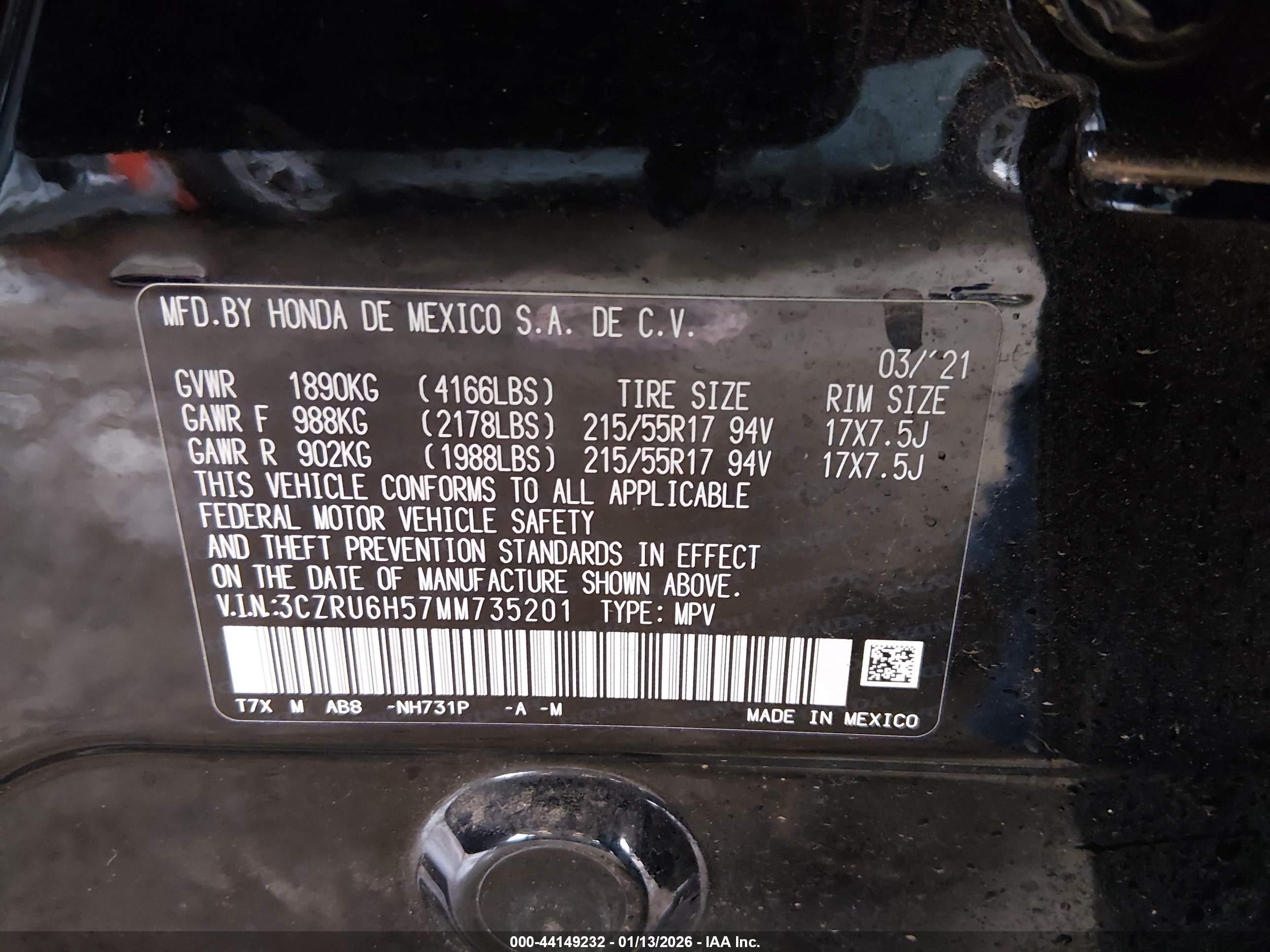 HONDA HR-V image 9