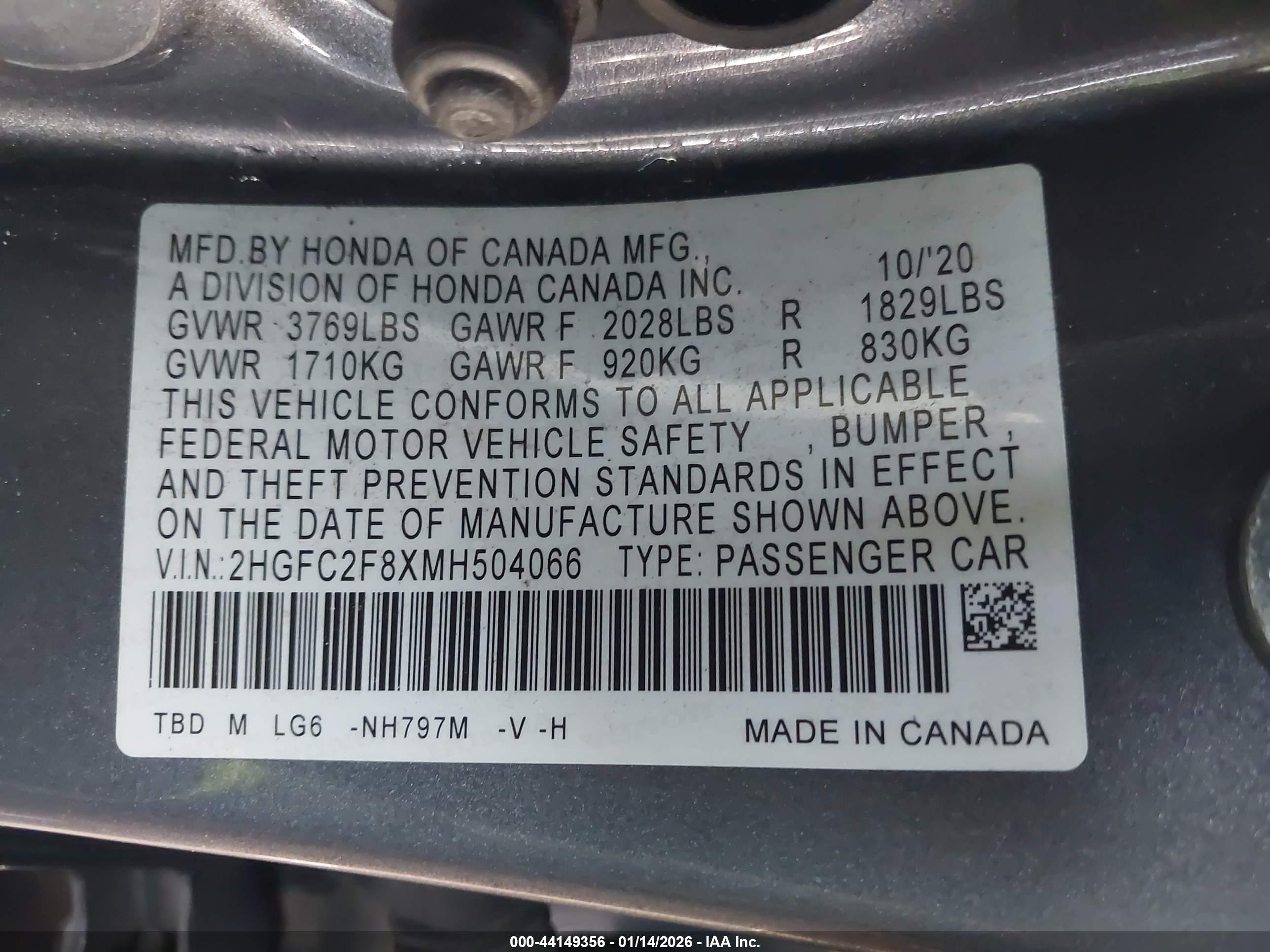 HONDA CIVIC image 9