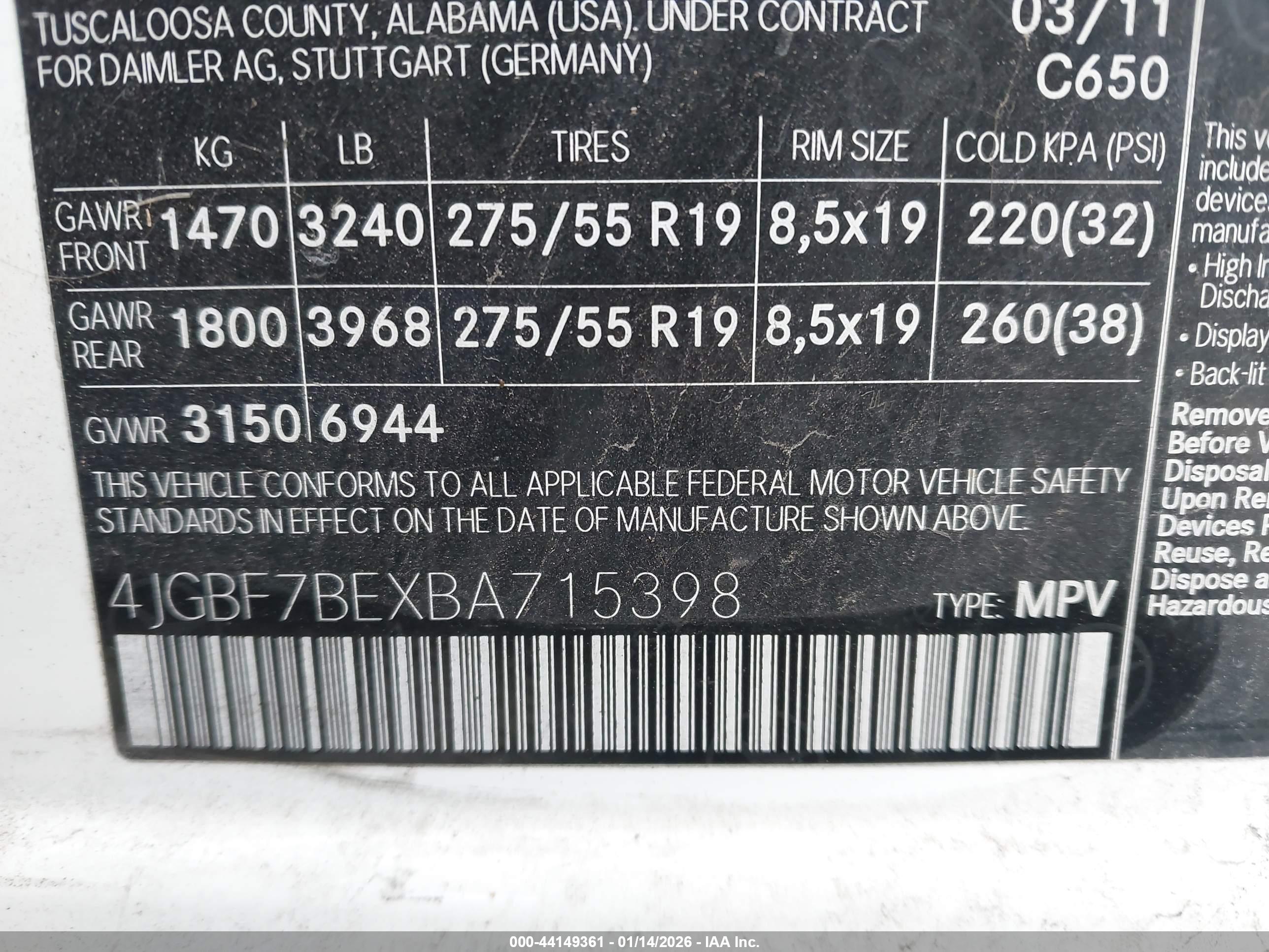 MERCEDES-BENZ GL image 9
