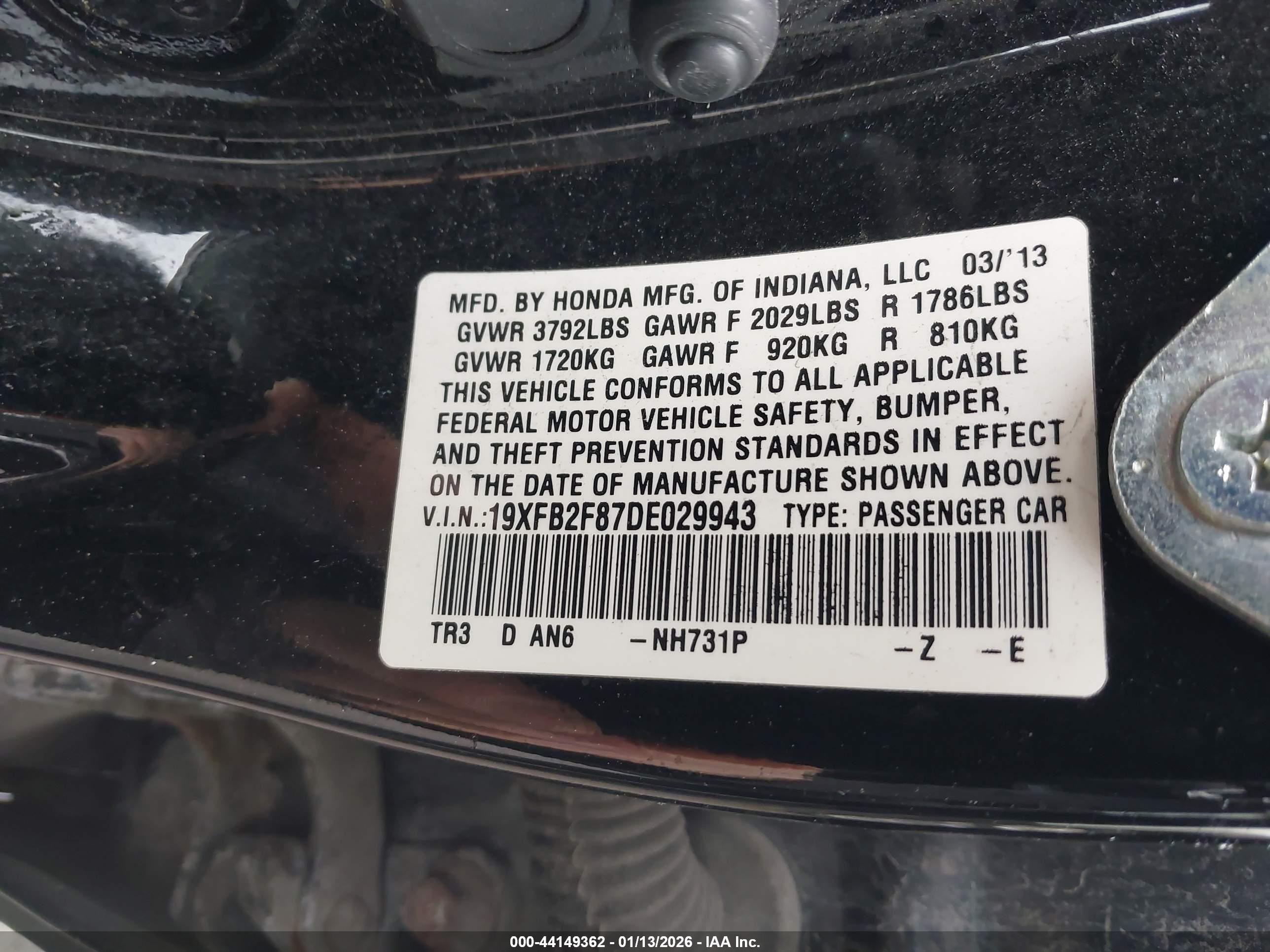 HONDA CIVIC image 9