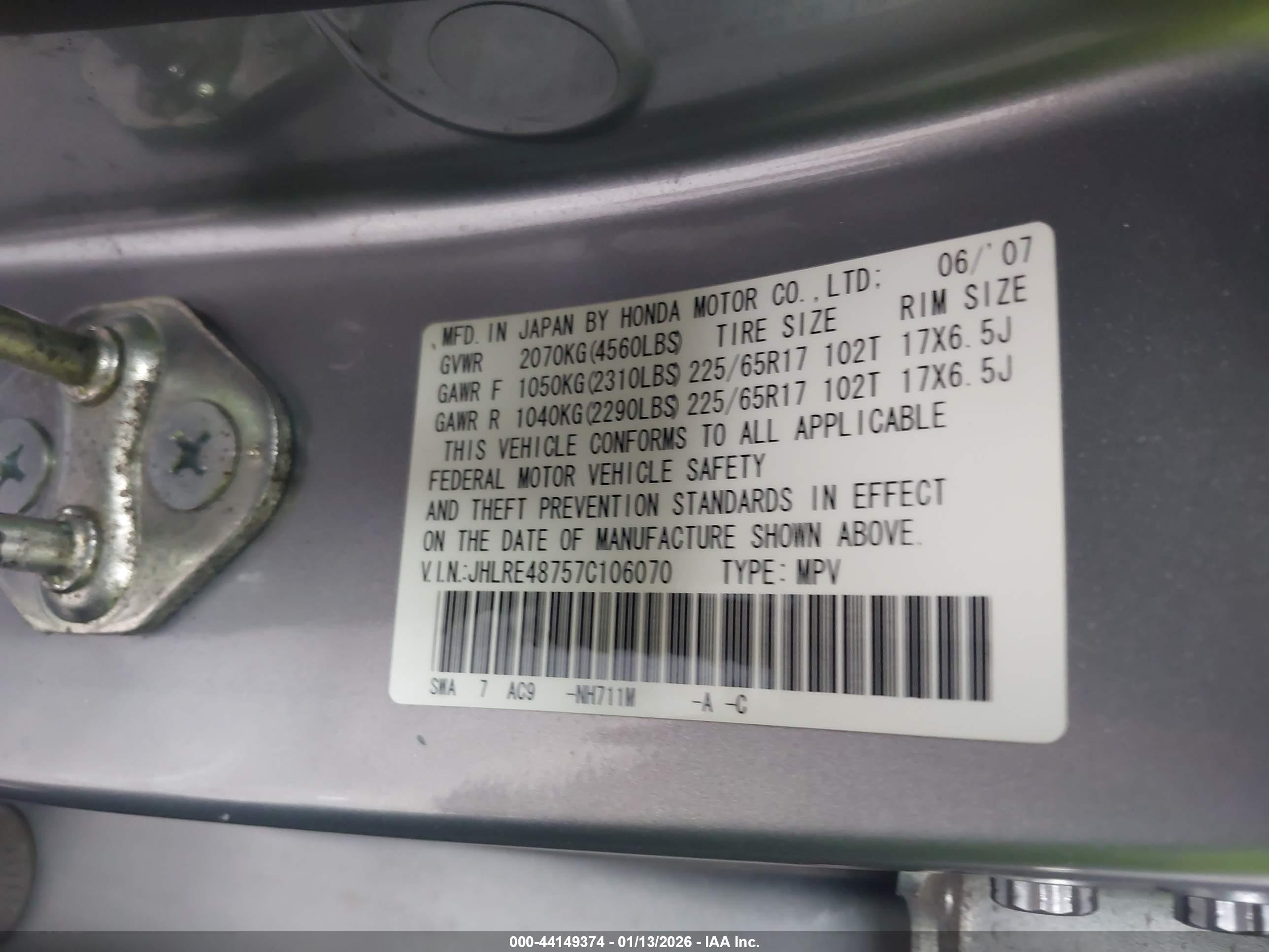 HONDA CR-V image 9