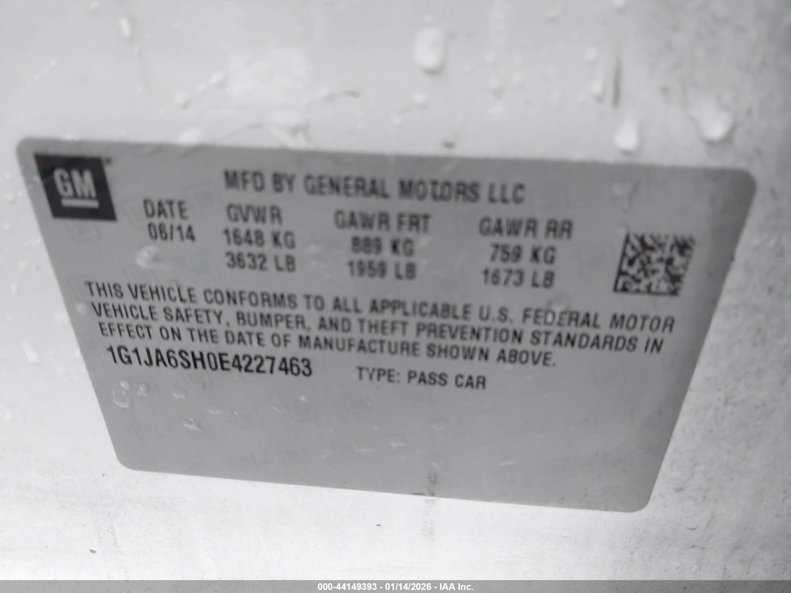 CHEVROLET SONIC image 9