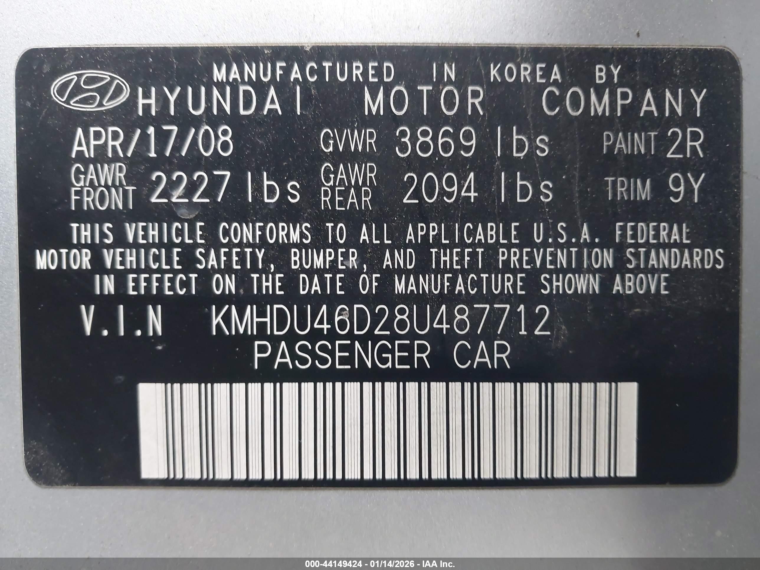 HYUNDAI ELANTRA image 9