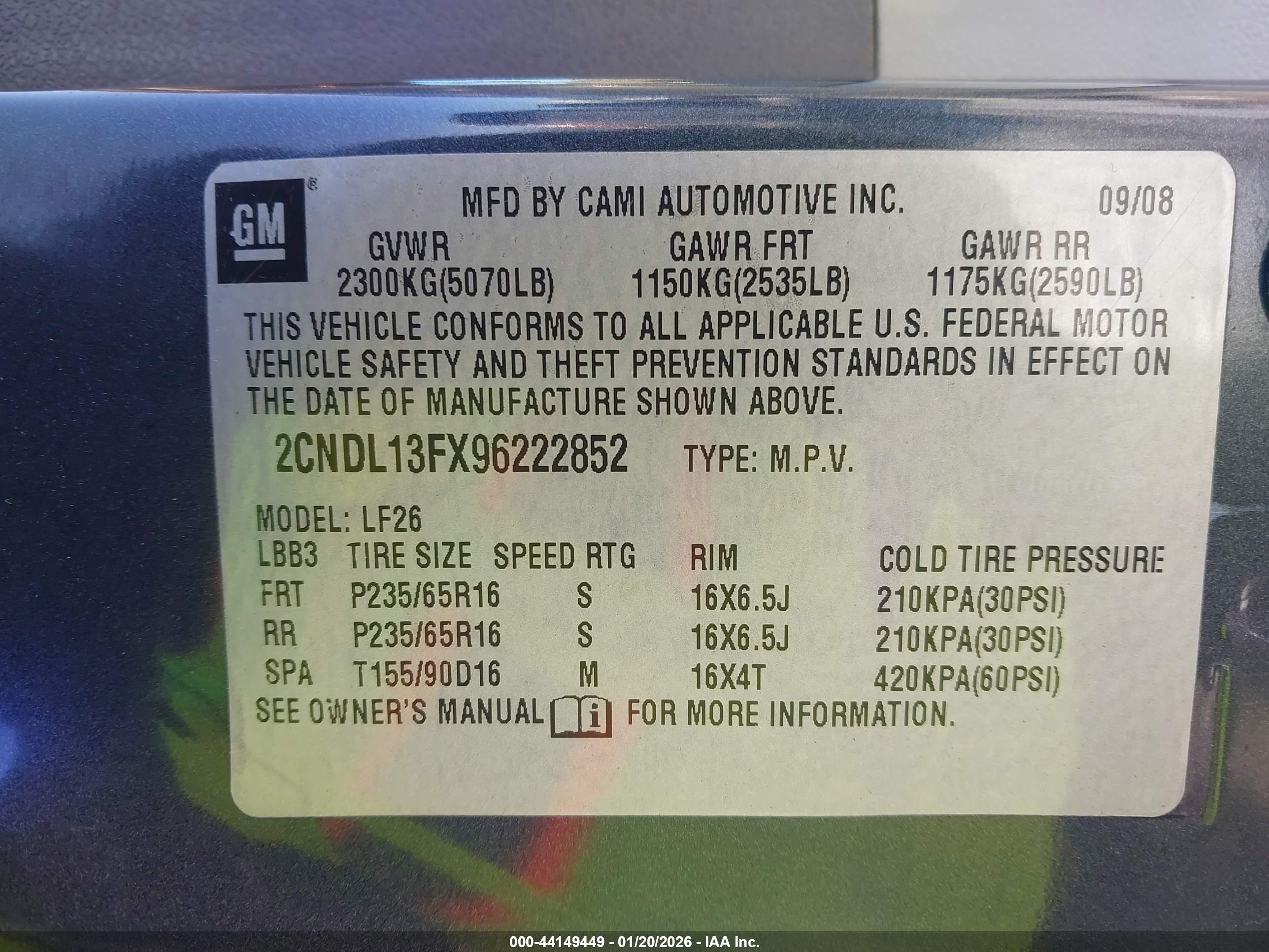 CHEVROLET EQUINOX image 9