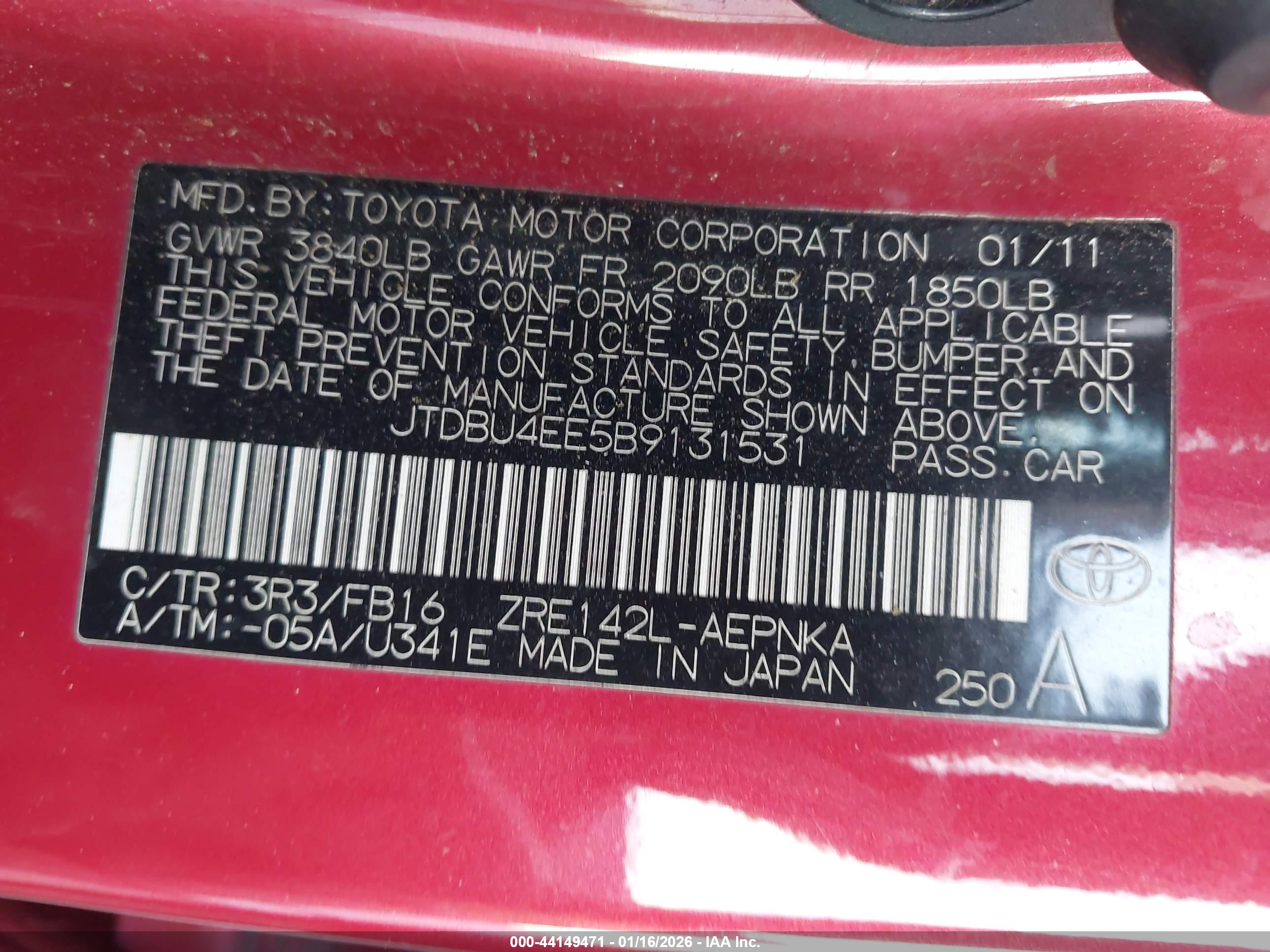 TOYOTA COROLLA image 9