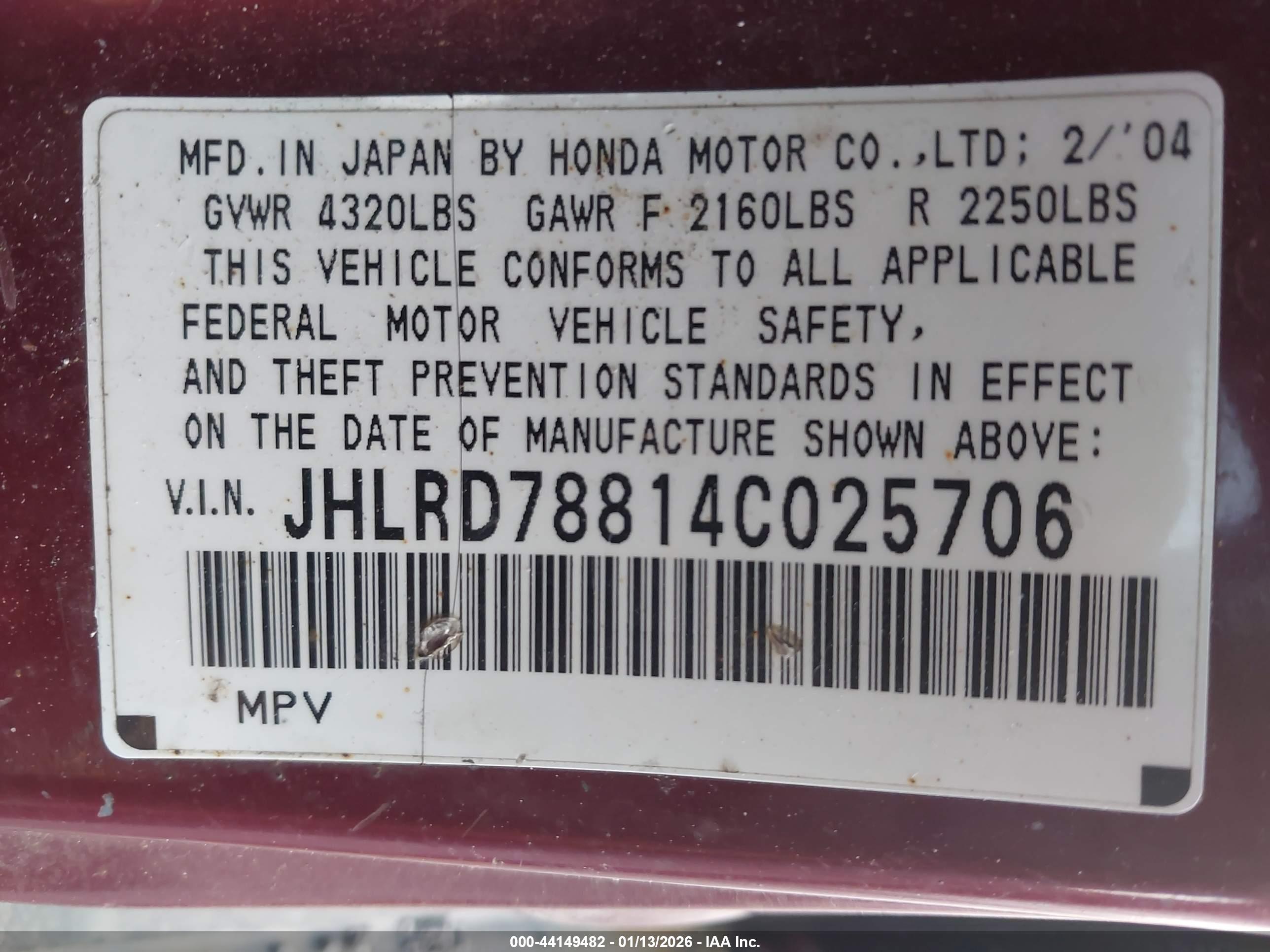 HONDA CR-V image 9