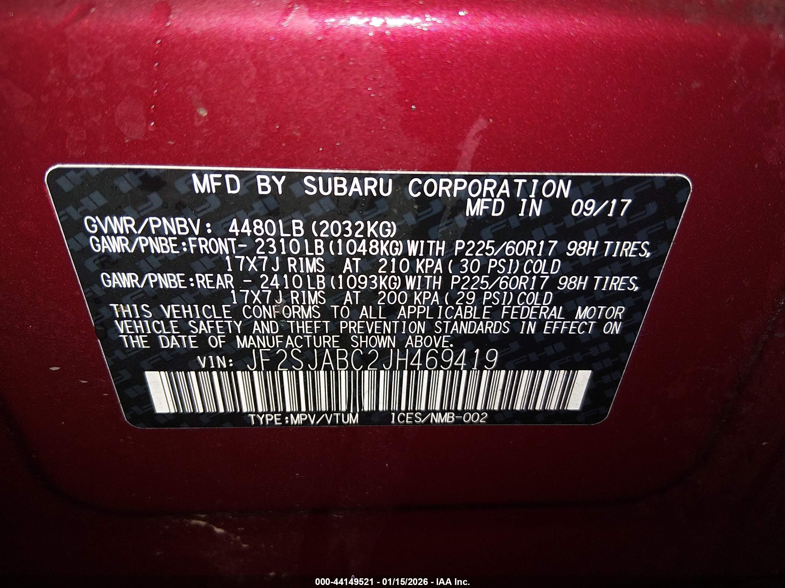 SUBARU FORESTER image 9