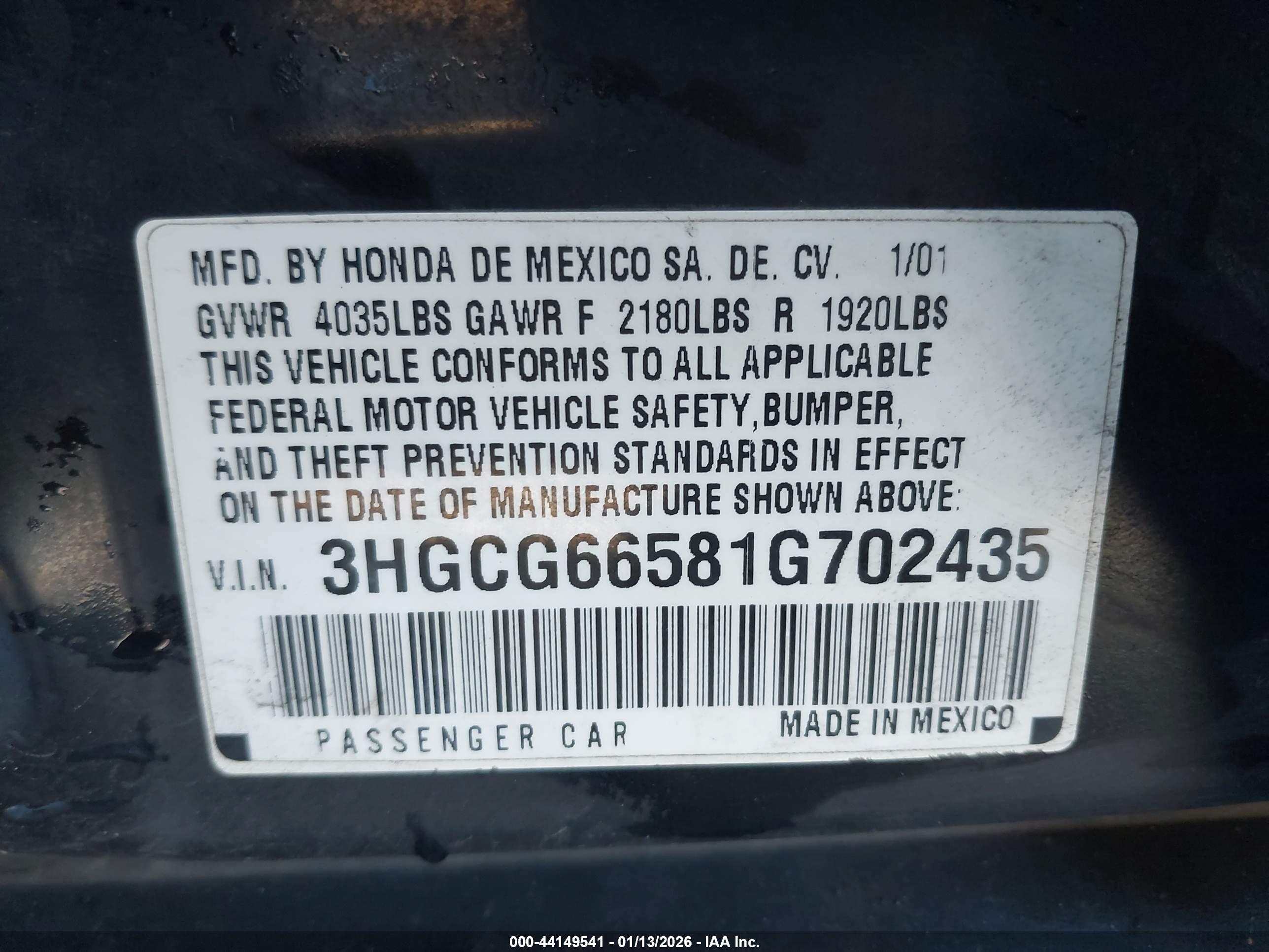 HONDA ACCORD image 9