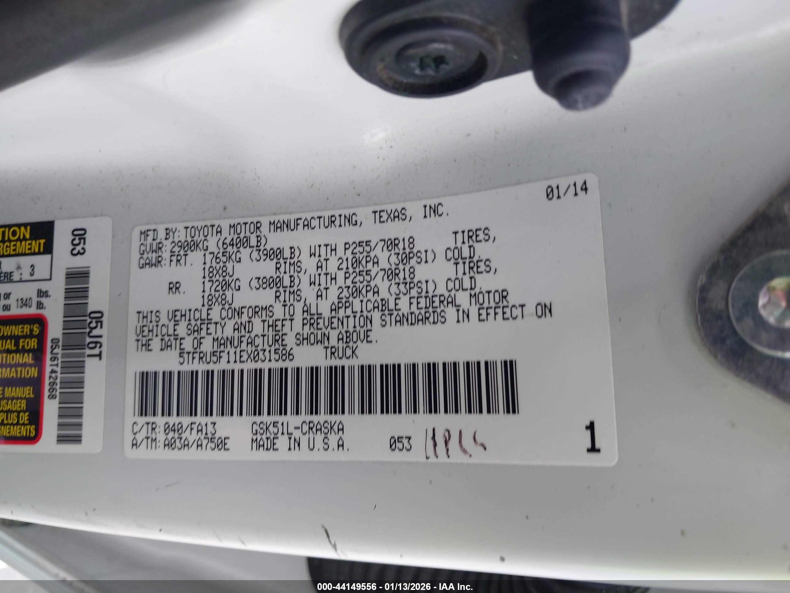 TOYOTA TUNDRA image 9