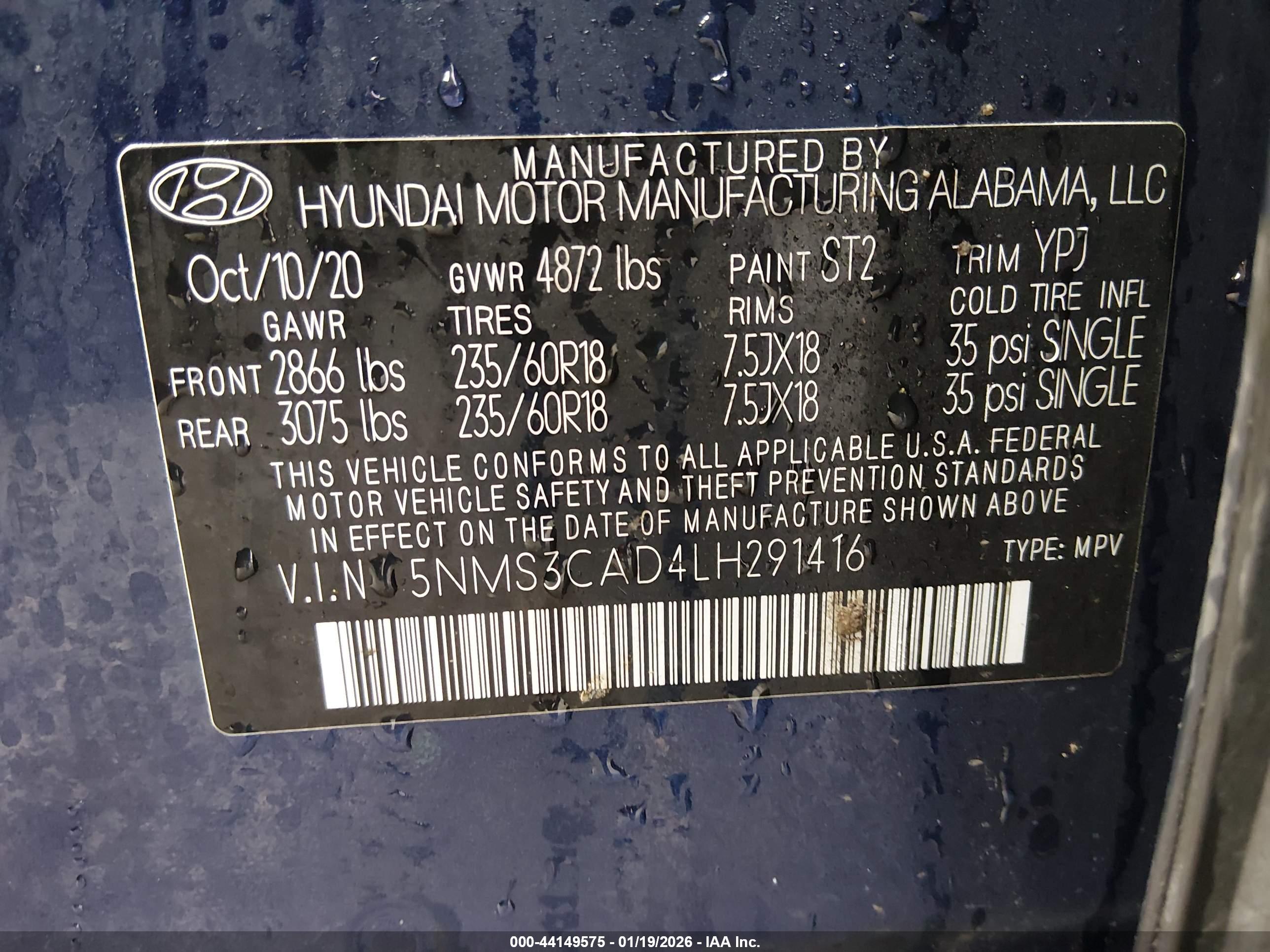 HYUNDAI SANTA image 9