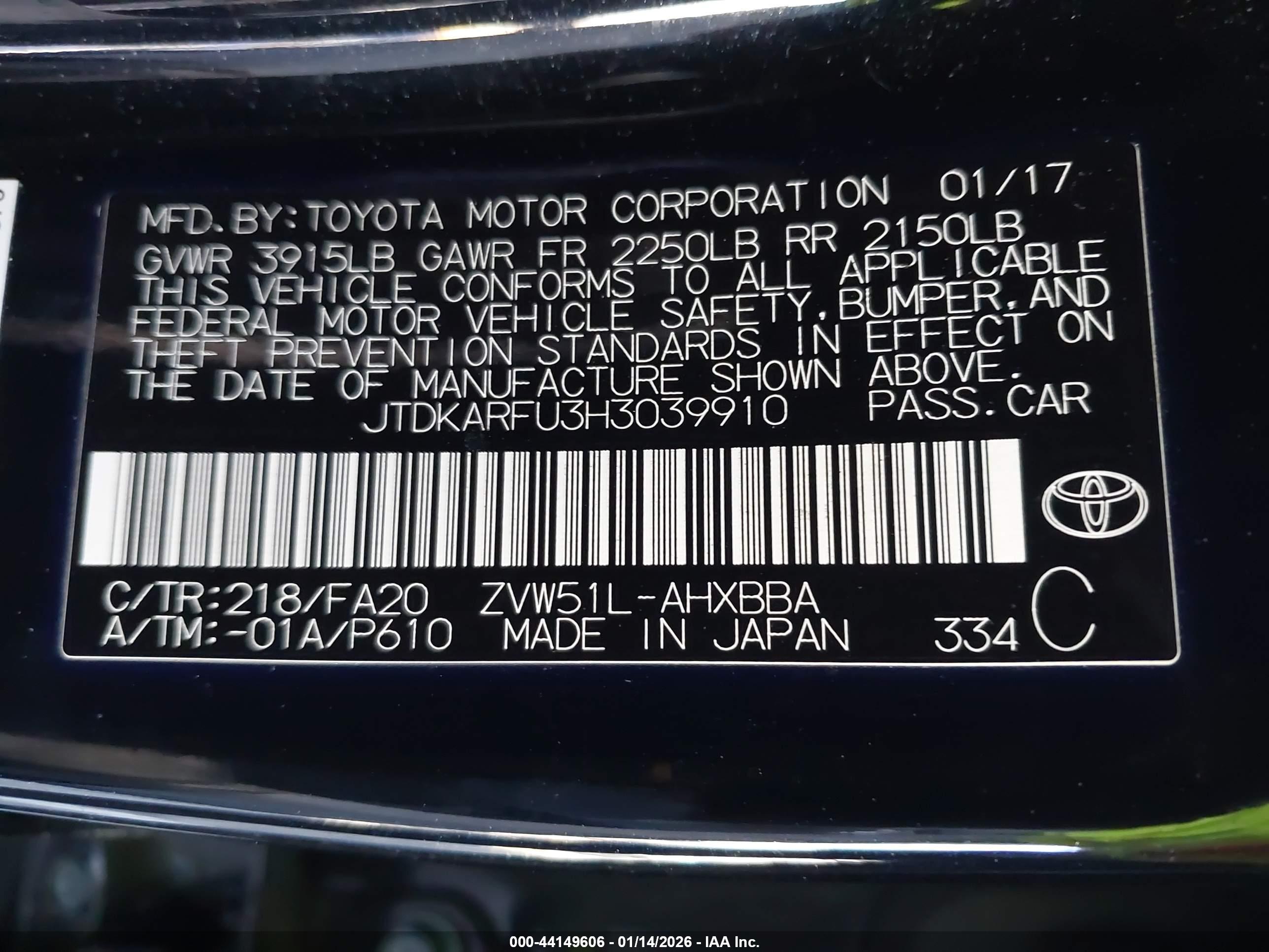TOYOTA PRIUS image 9