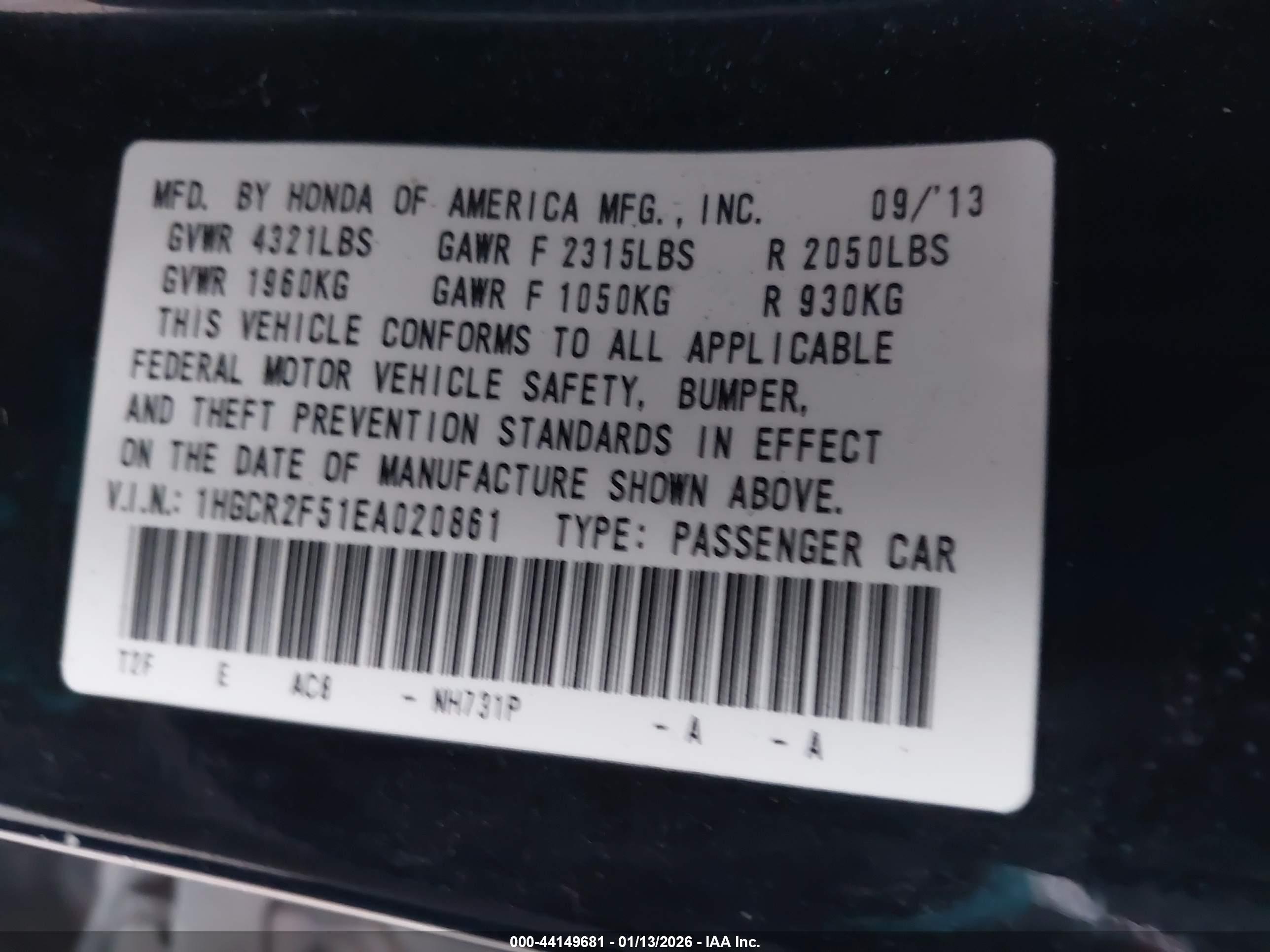 HONDA ACCORD image 9