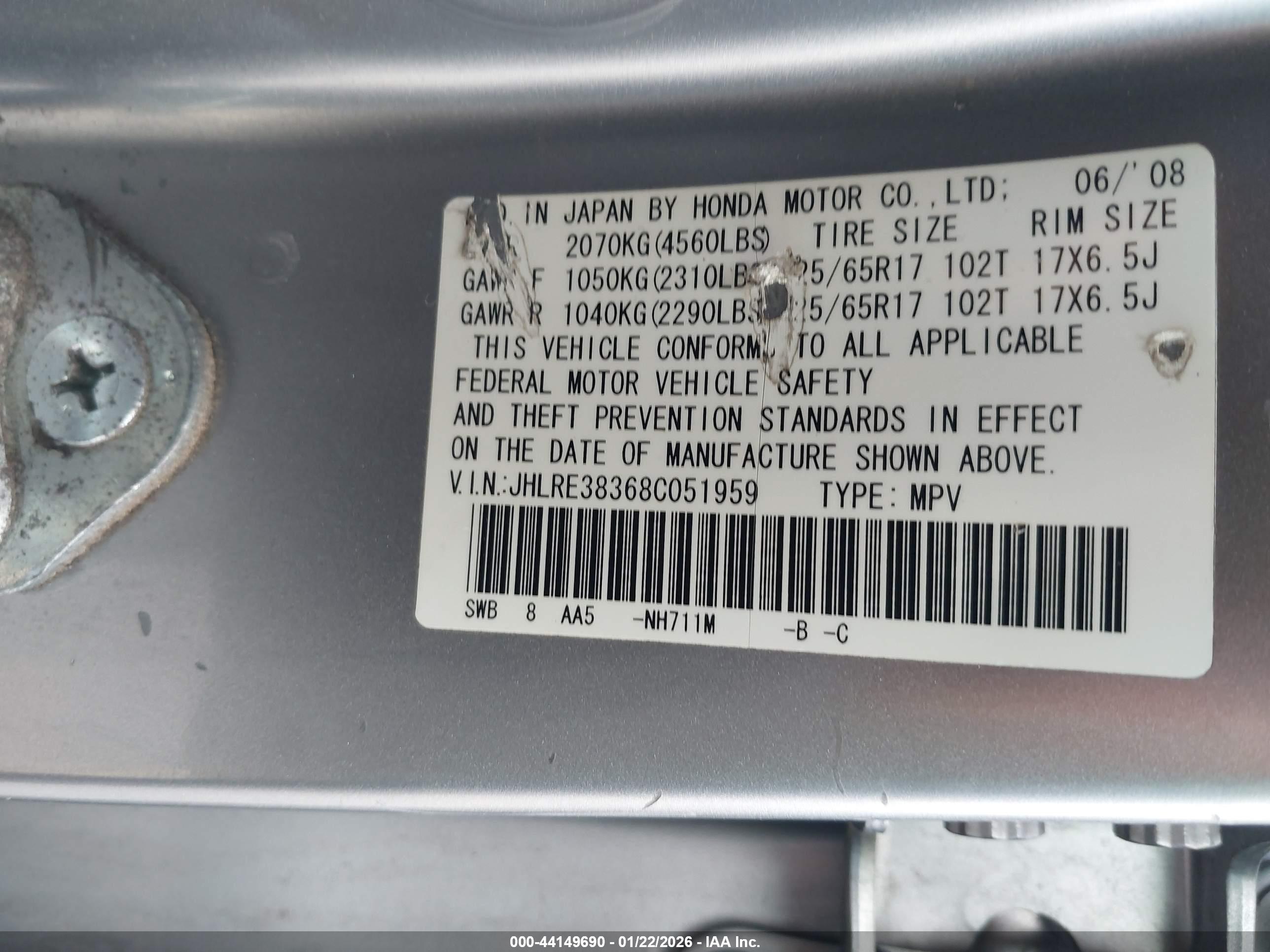 HONDA CR-V image 9