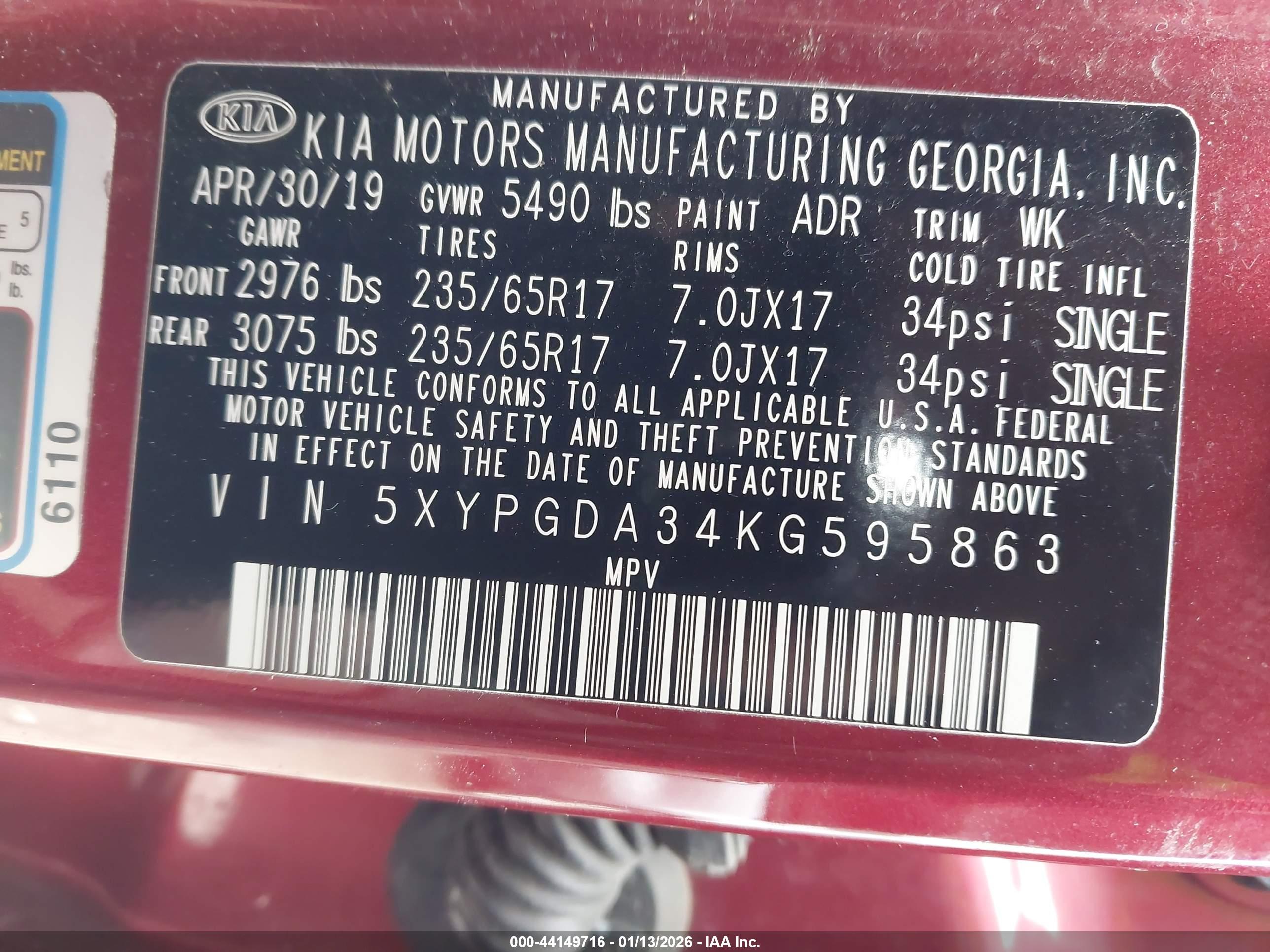 KIA SORENTO image 9