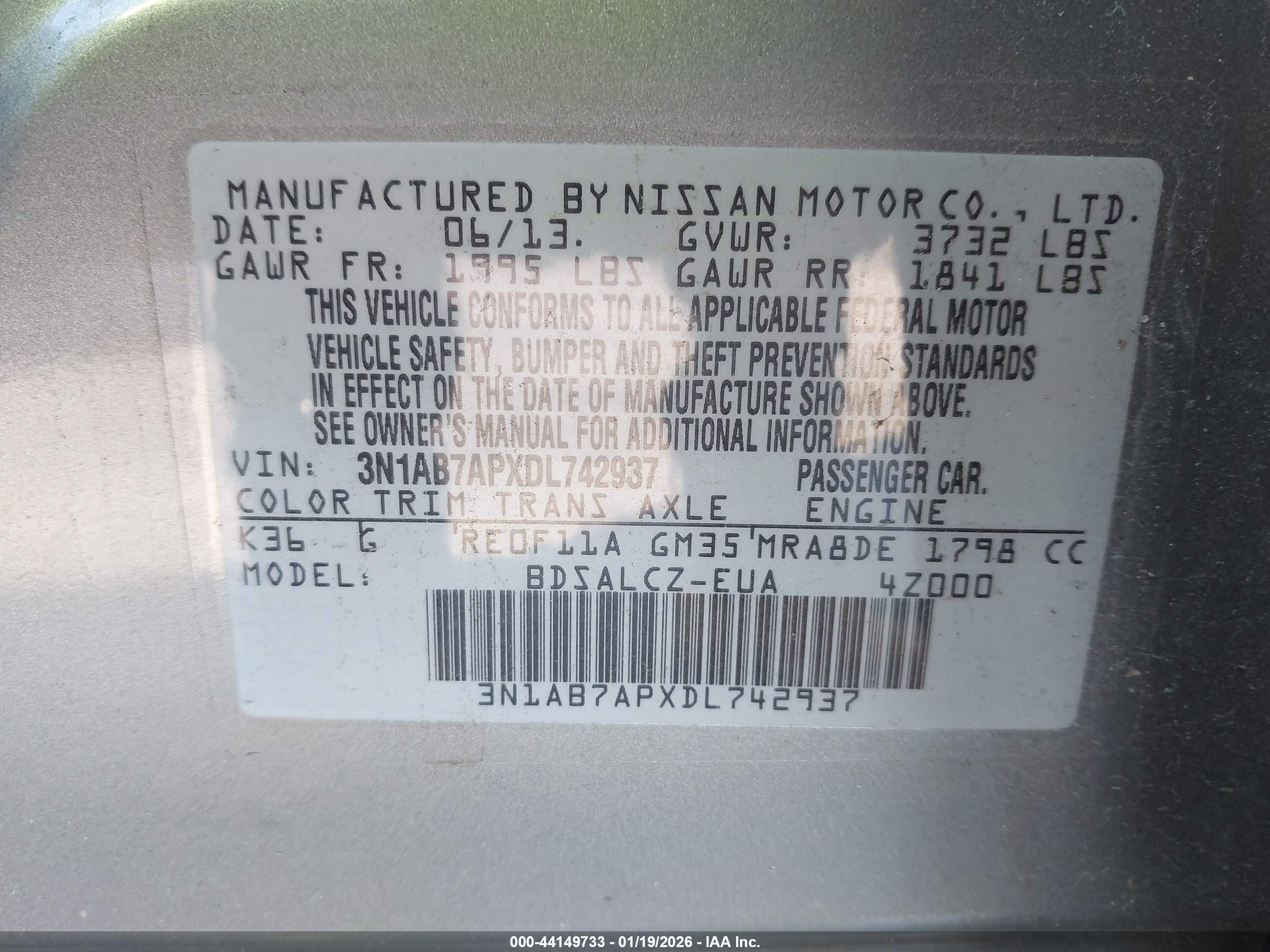 NISSAN SENTRA image 9