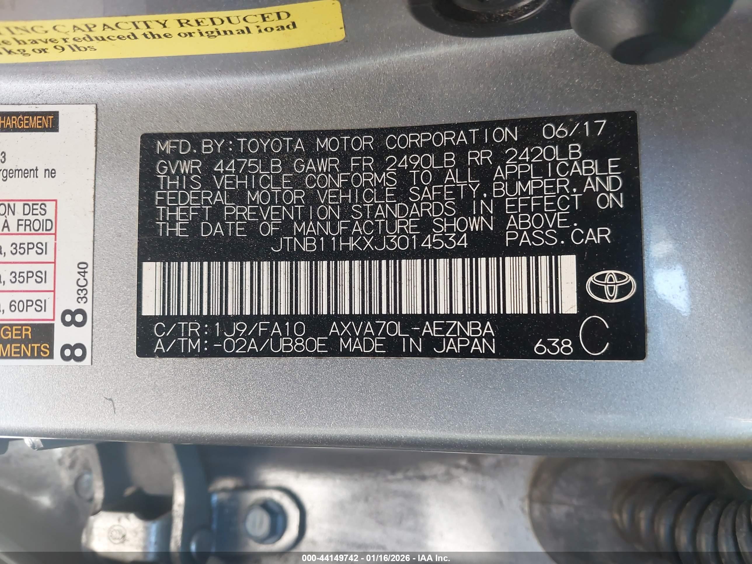 TOYOTA CAMRY image 9