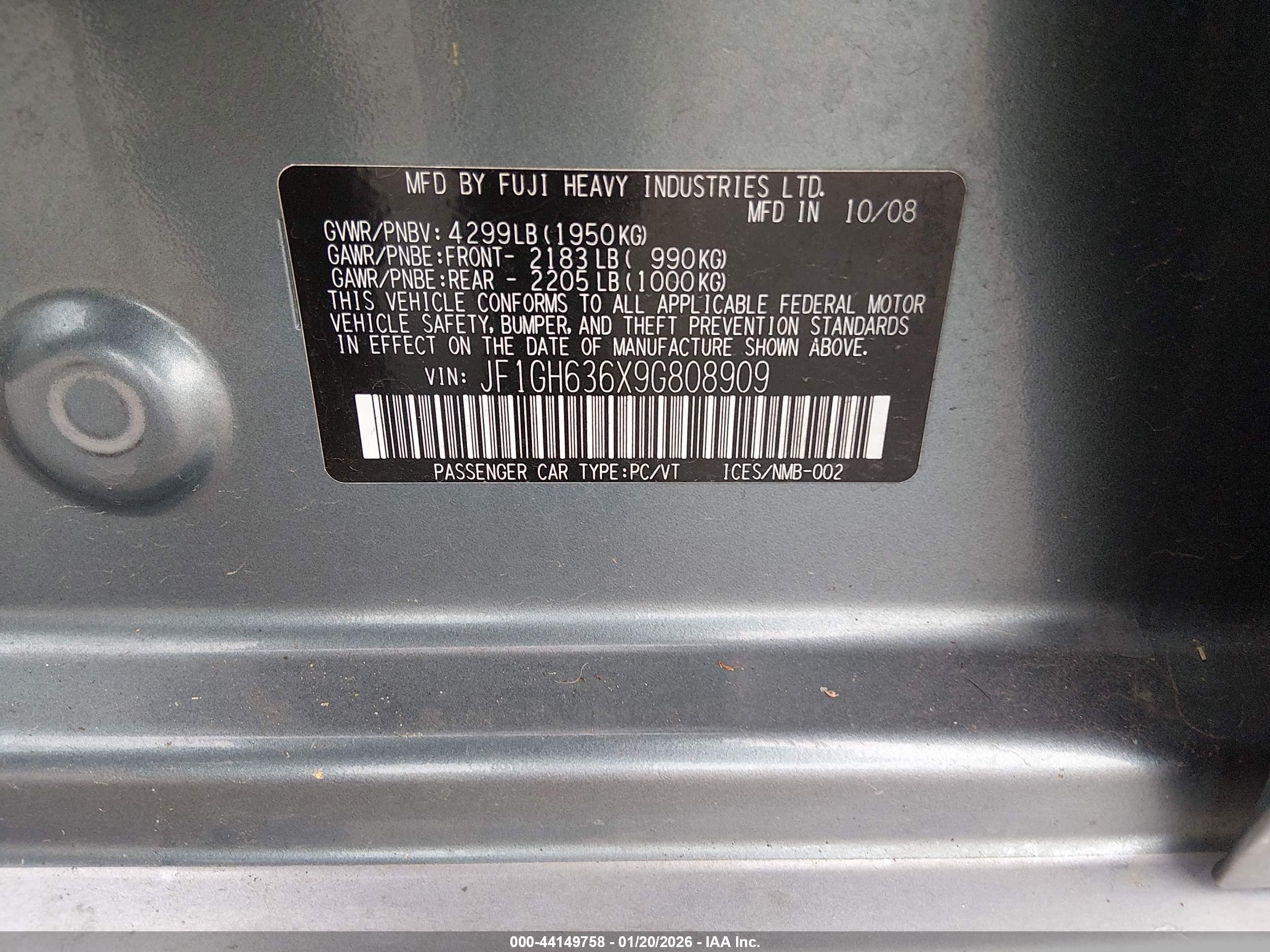 SUBARU IMPREZA image 9