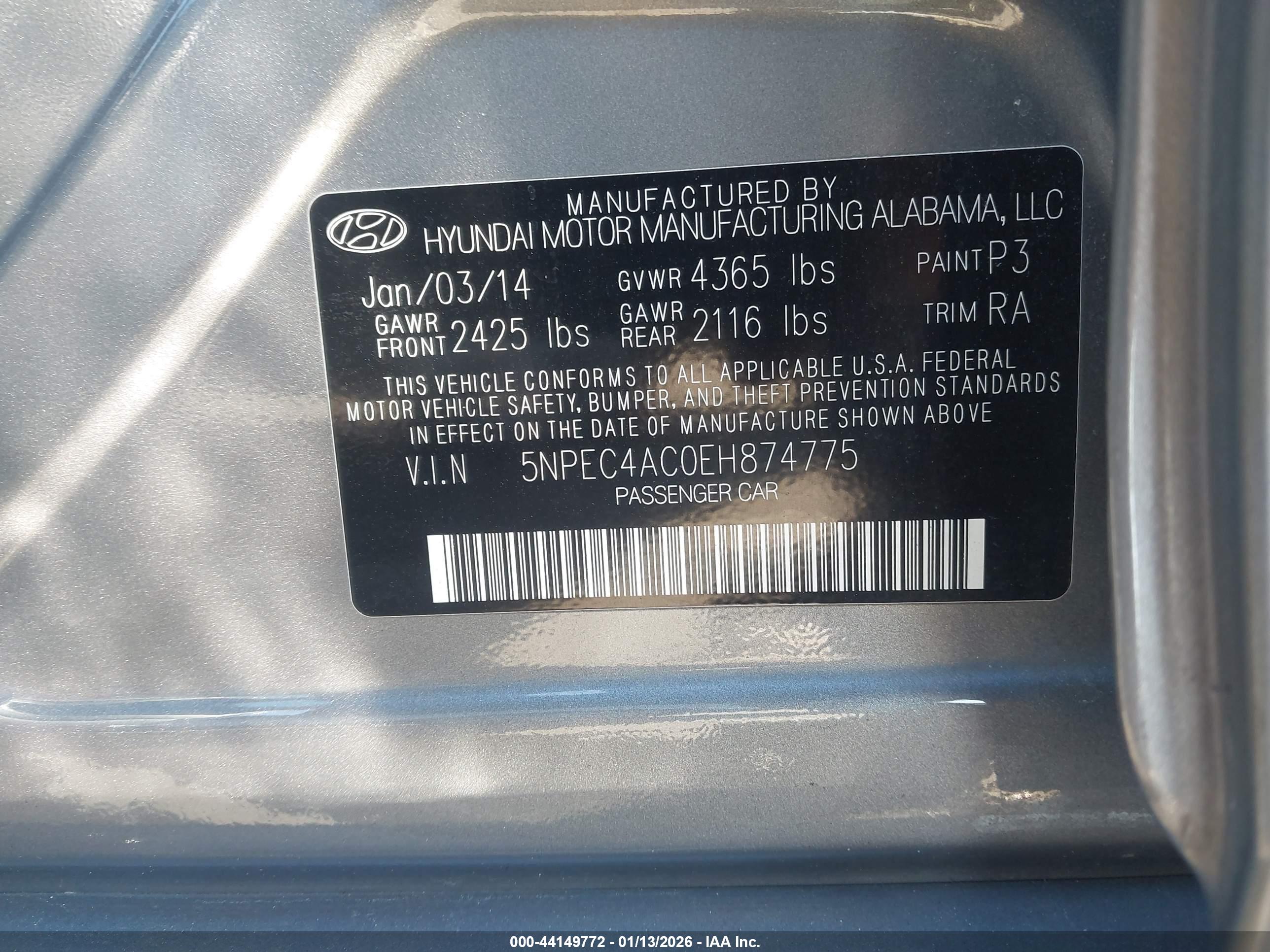 HYUNDAI SONATA image 9