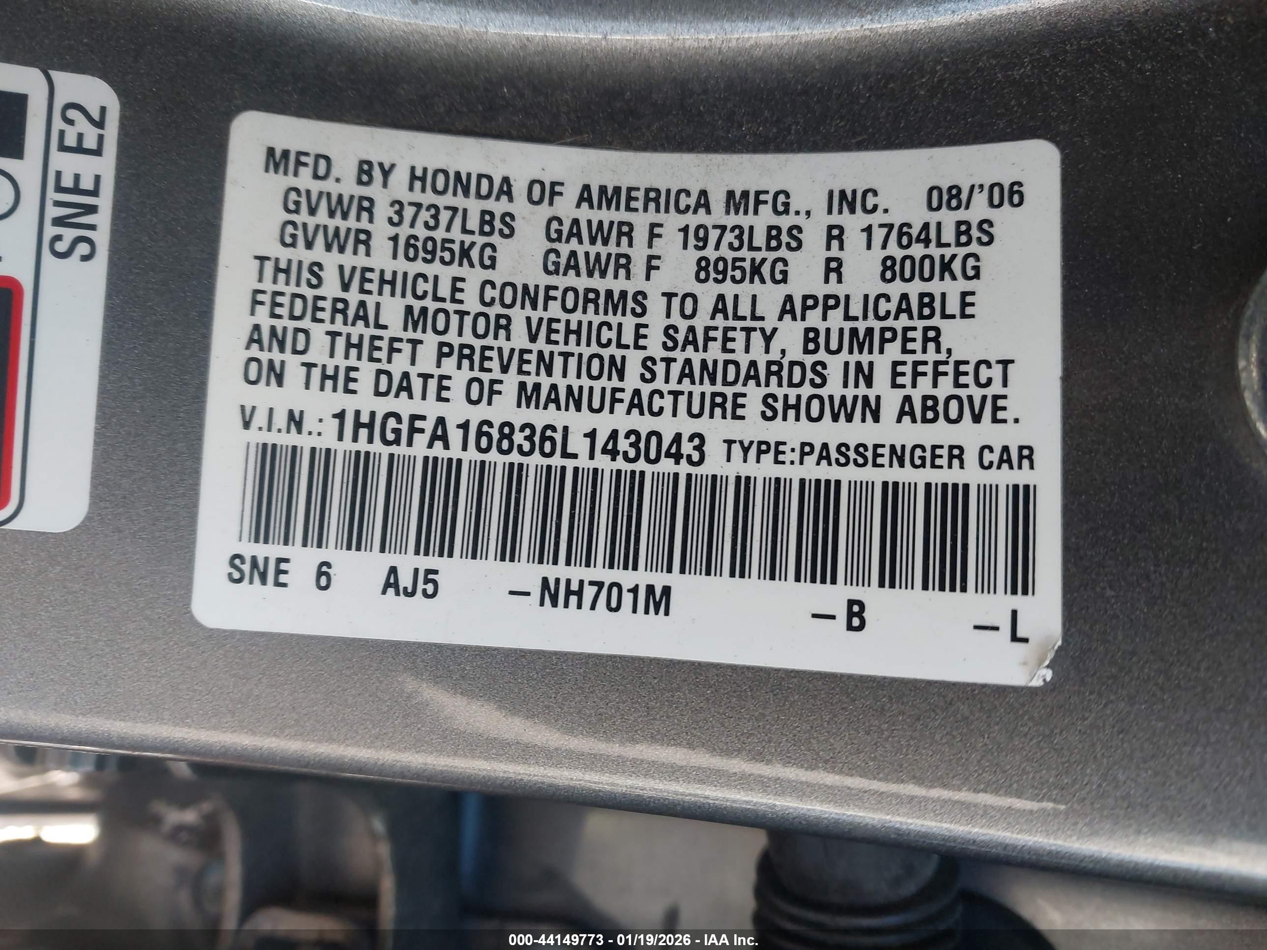 HONDA CIVIC image 9