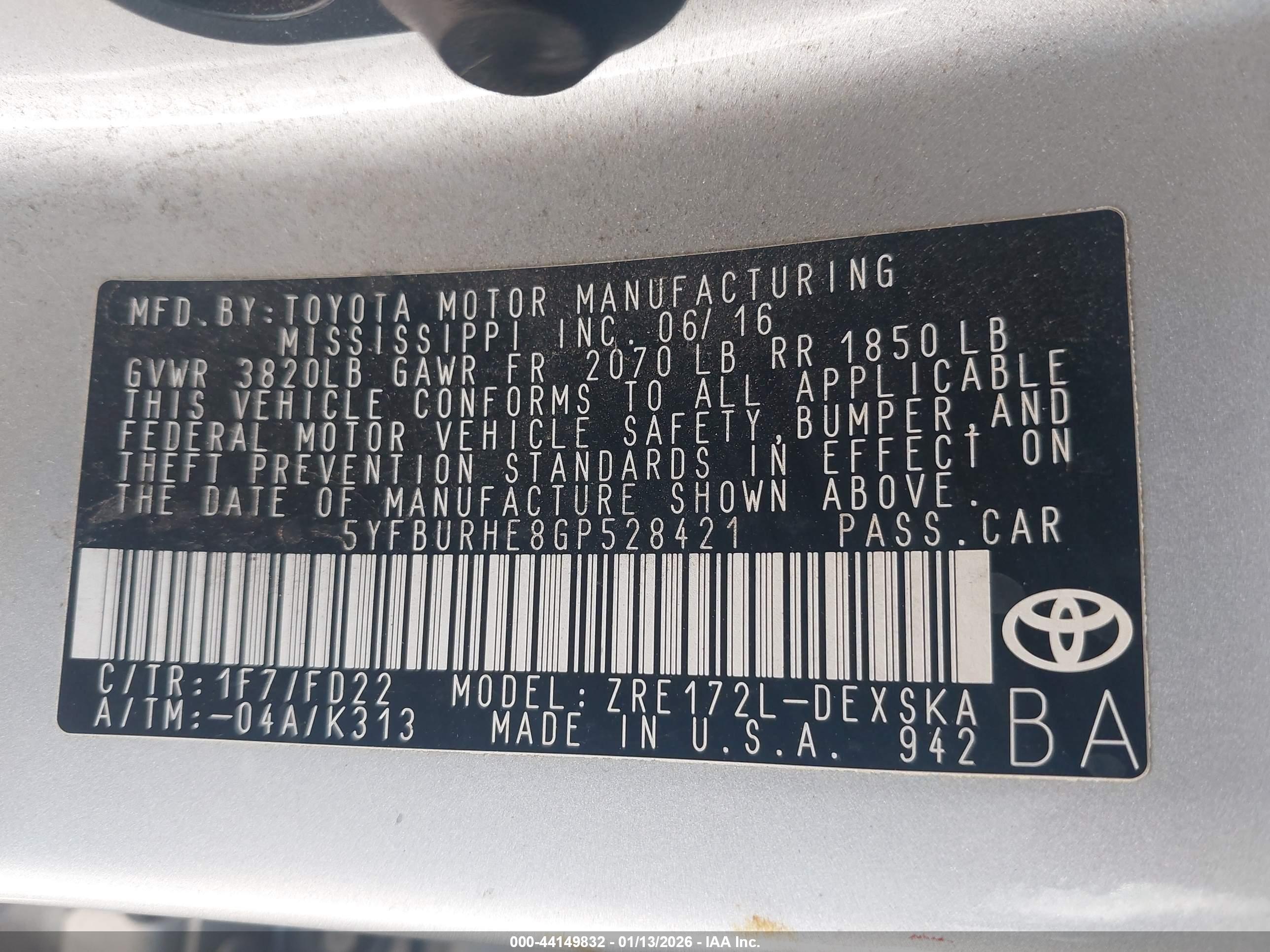 TOYOTA COROLLA image 9