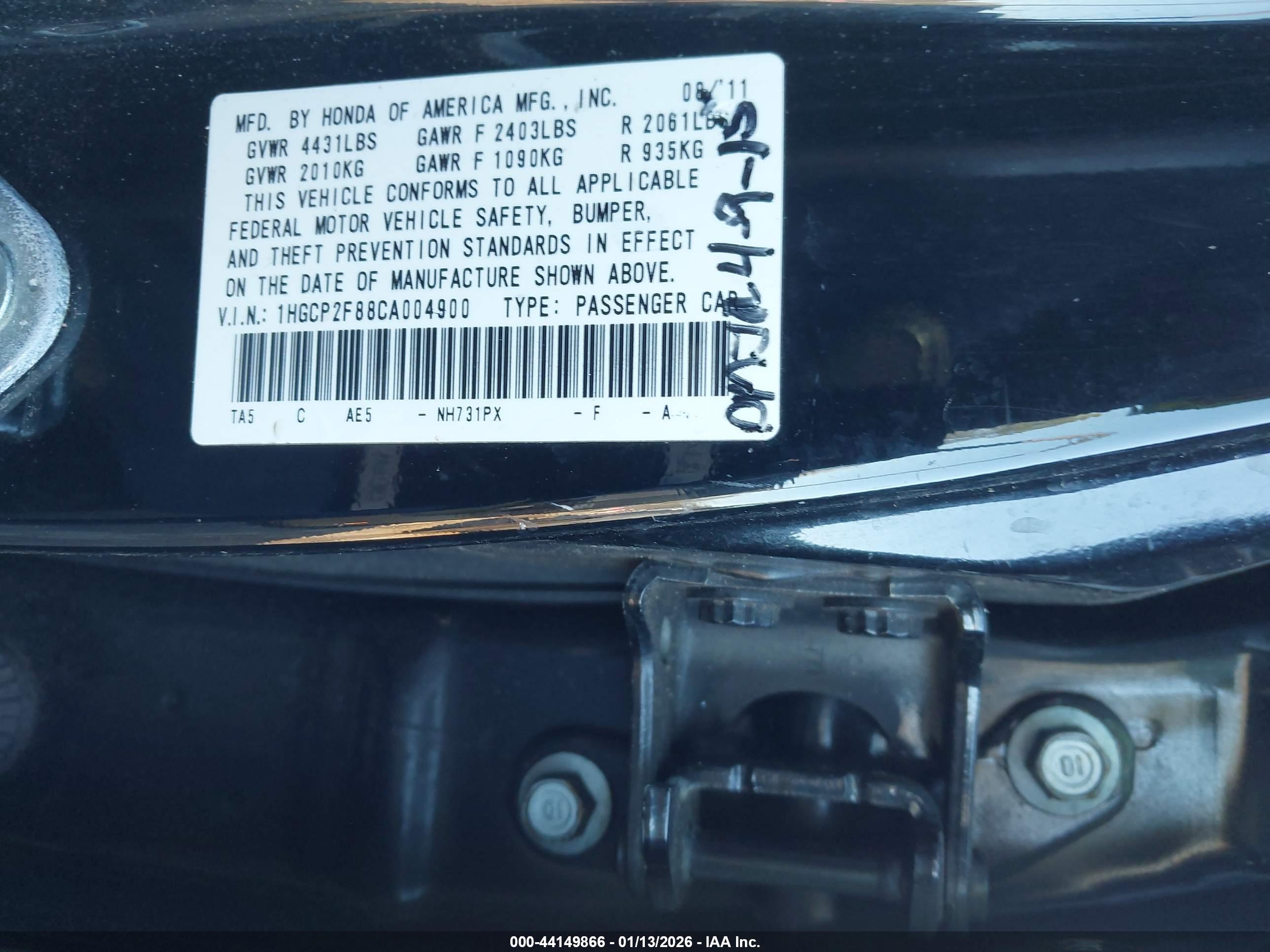 HONDA ACCORD image 9