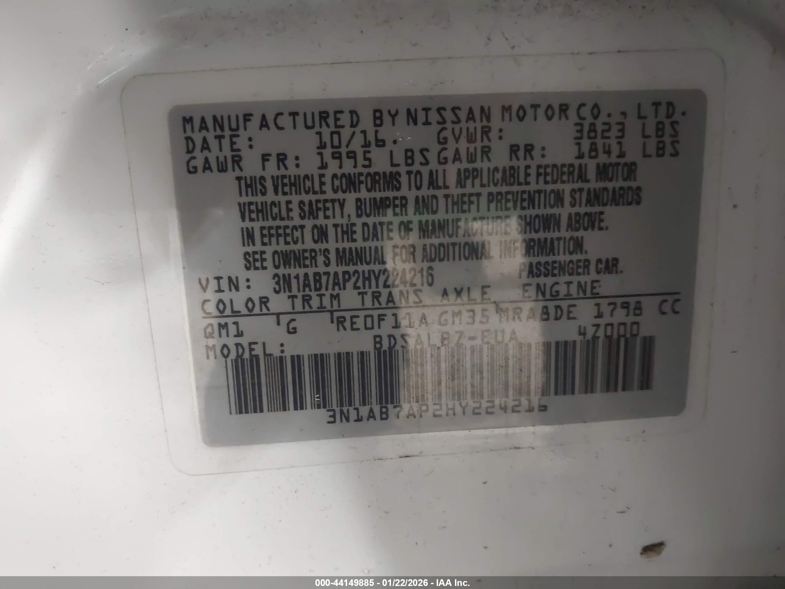 NISSAN SENTRA image 9