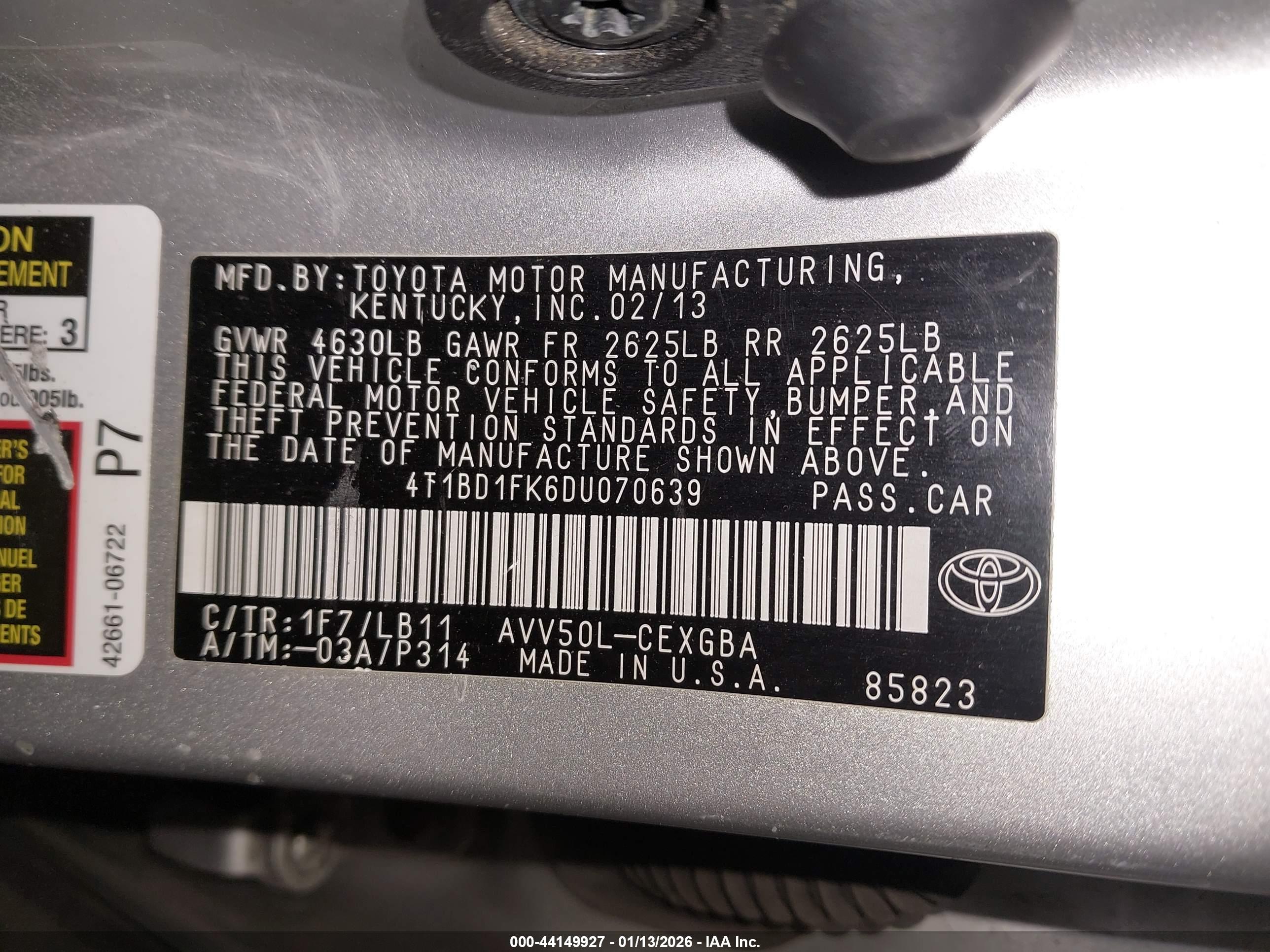 TOYOTA CAMRY image 9