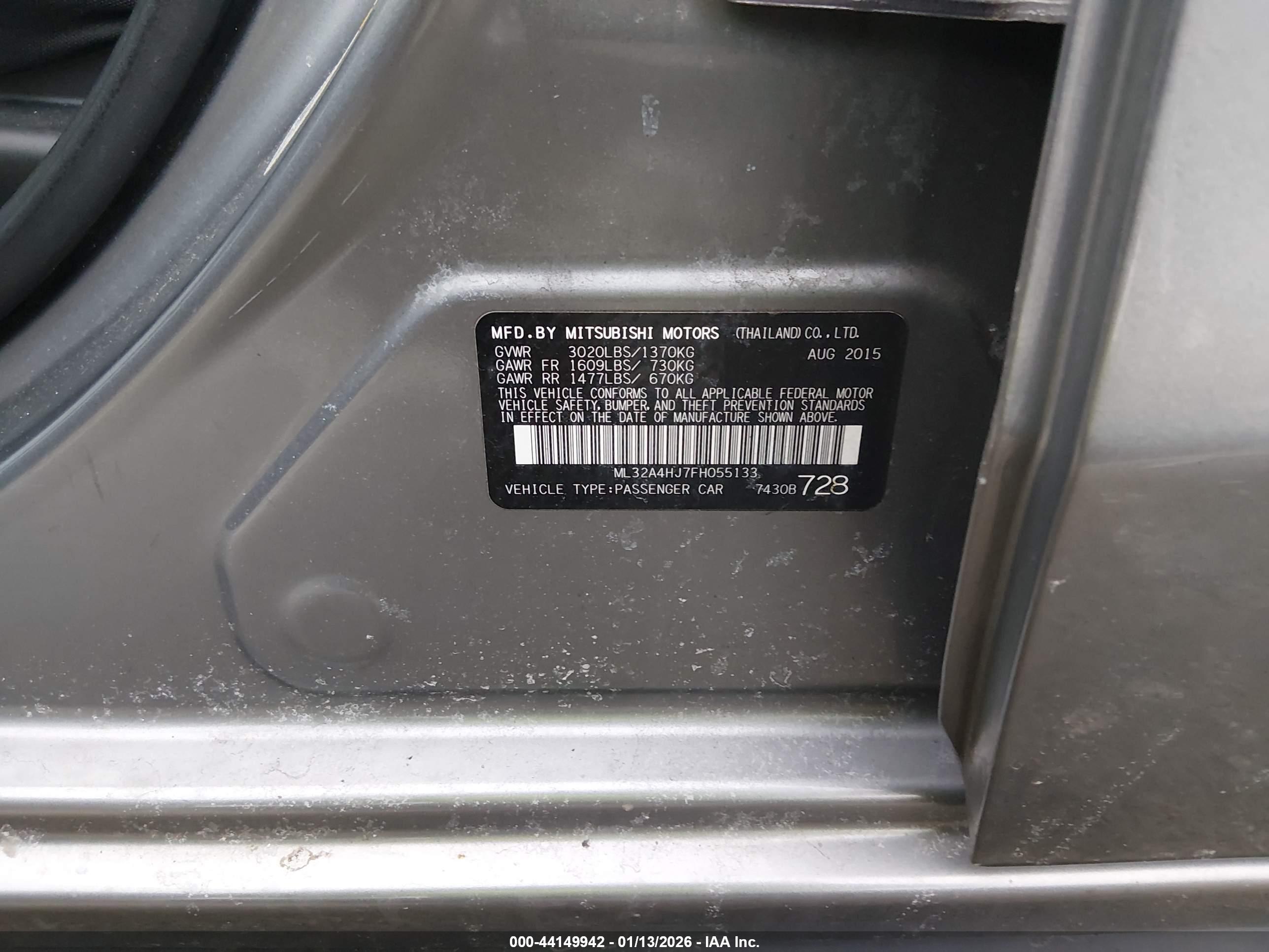 MITSUBISHI MIRAGE image 9